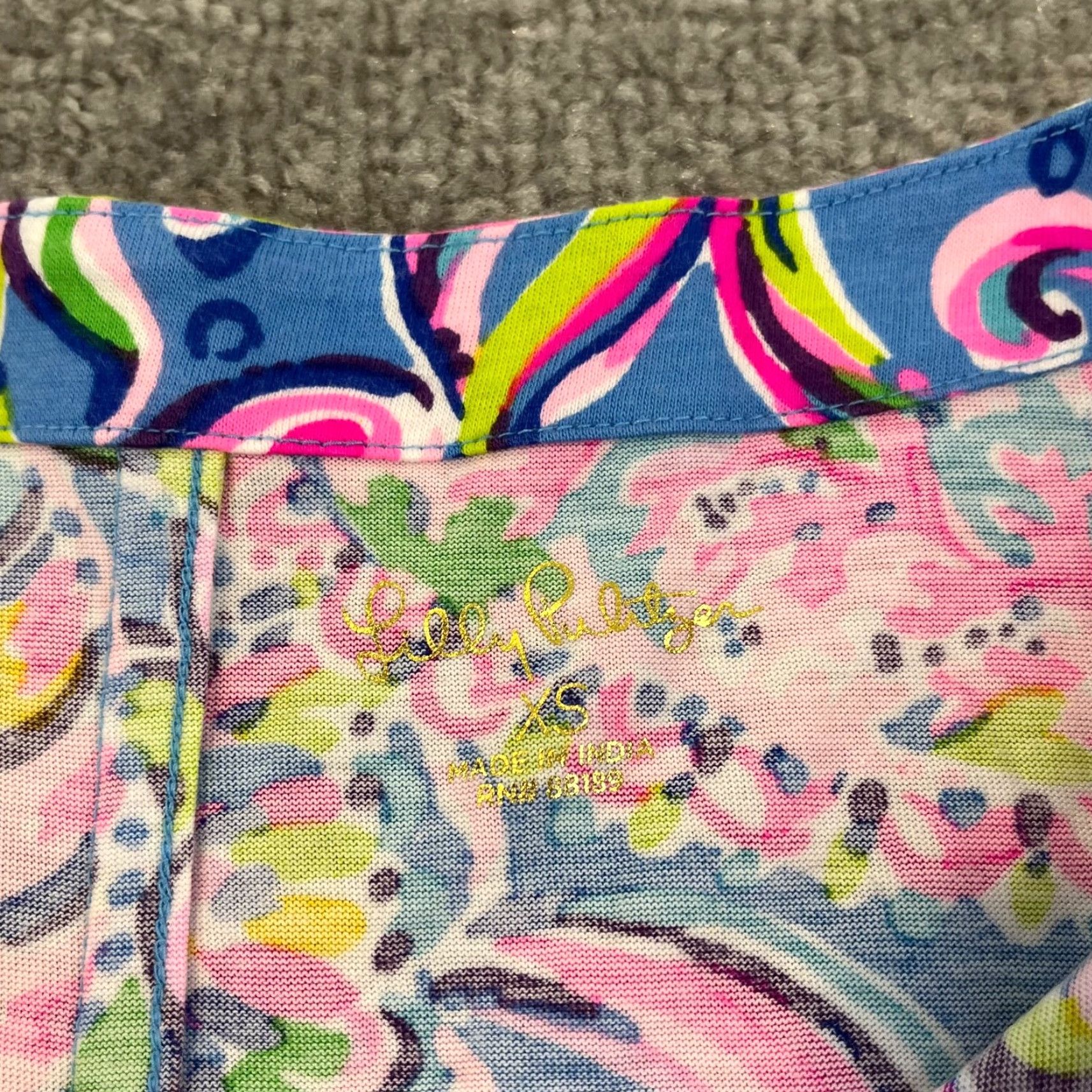 Lilly Pulitzer Lilly Pulitzer Dress Adult XS Multicolor Floral Mermaid Grotto Tie Womens Size XS / US 0-2 / IT 36-38 - 7 Thumbnail