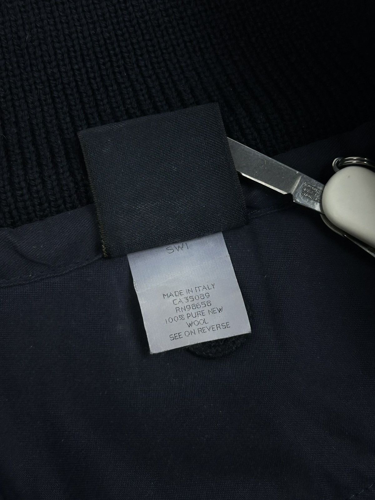 Paul & Shark Vintage Paul & Shark Yachting Wool Knit 1/4 zip Sweater Navy Size US L / EU 52-54 / 3 - 14 Thumbnail