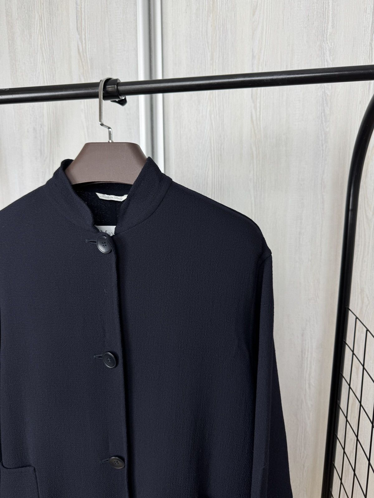 Max Mara Max Mara midnight blue shirt-style wool coat Size M / US 6-8 / IT 42-44 - 4 Thumbnail