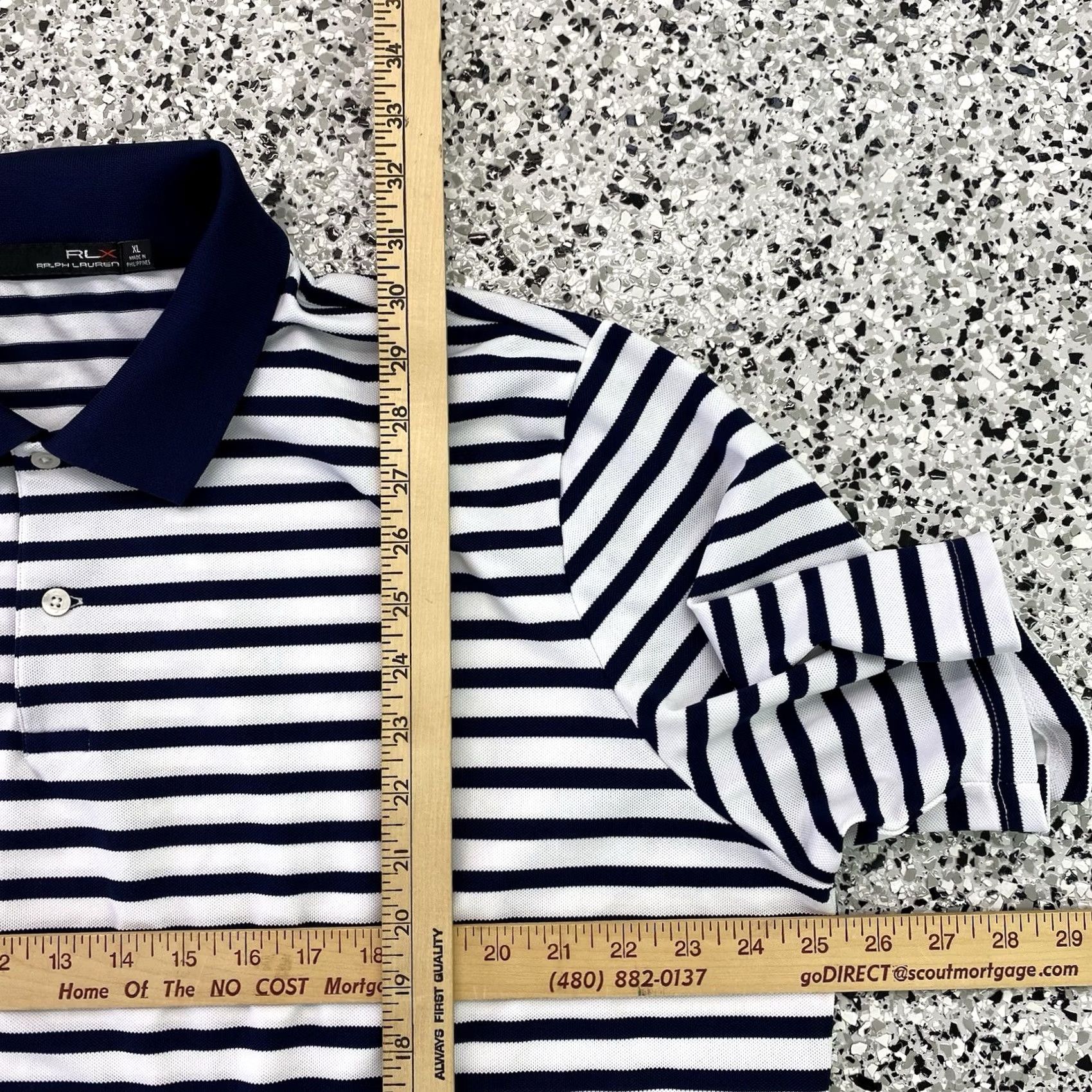 Ralph Lauren Ralph Lauren Polo Shirt Mens XL White RLX Striped Stretch Golf Size US XL / EU 56 / 4 - 5 Thumbnail