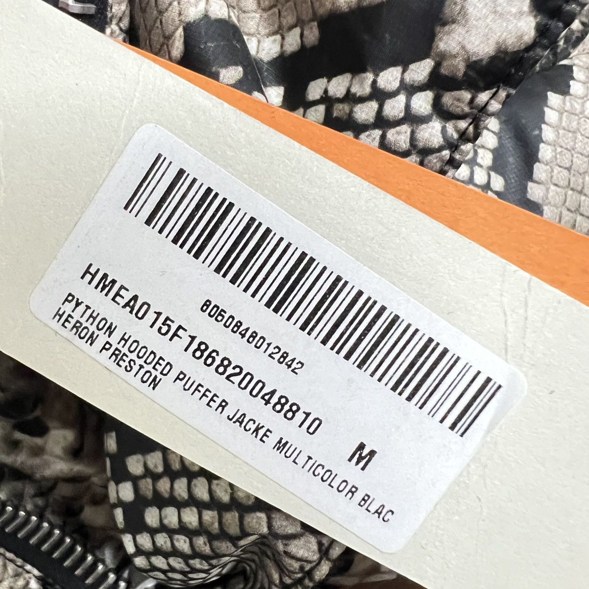 Heron Preston Heron Preston Snakeskin Python Hooded Puffer Parker Jacket Size US M / EU 48-50 / 2 - 11 Thumbnail