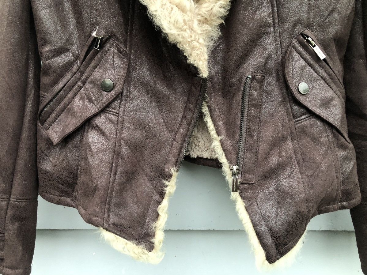 Japanese Brand VISIT in NEWYORK Suede Faux Leather Fur Style Jacket UNISEX Size US S / EU 44-46 / 1 - 11 Thumbnail