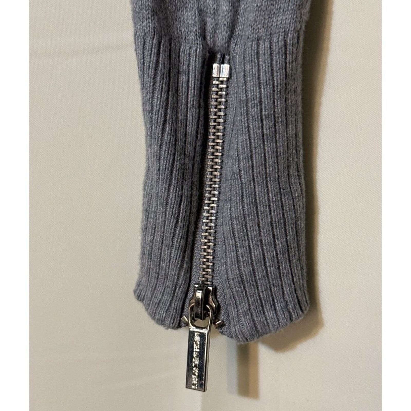 Michael Kors Michael Kors Womens Open Front Cardigan Zipper Cuff Medium Size M / US 6-8 / IT 42-44 - 6 Thumbnail