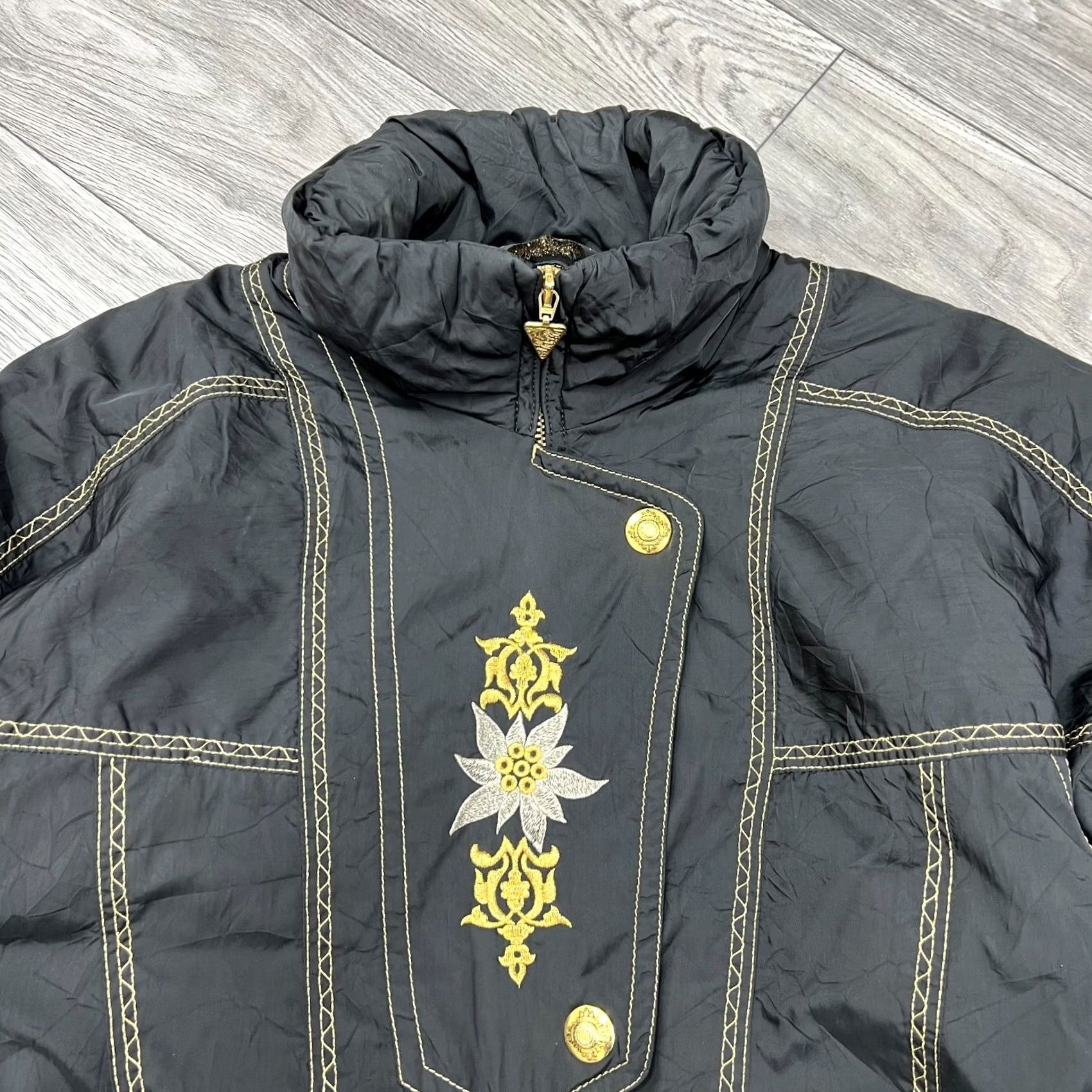 DANCER Alaska Snow Dancer Ski Coat Woman L/M Black Vintage Coat Ski jacket Women L/M Size L / US 10 / IT 46 - 5 Thumbnail