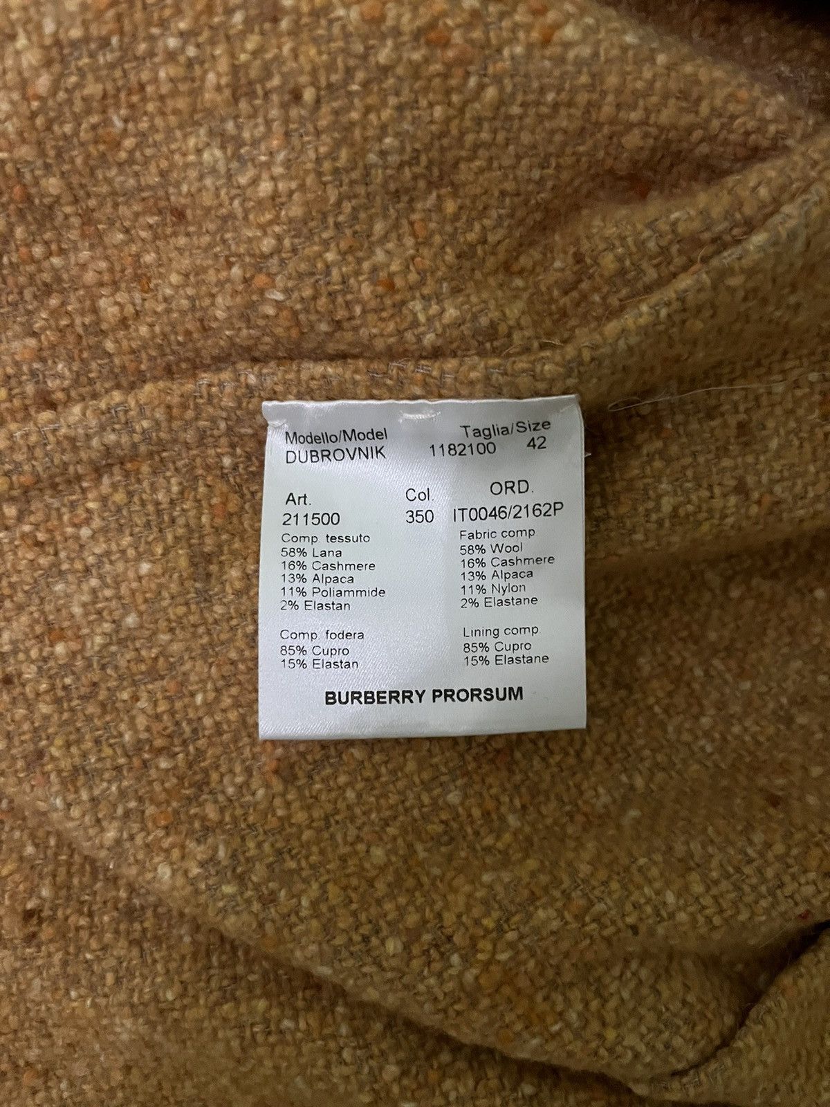 Burberry × Burberry Prorsum Roberto Menichetti AW00 Speckled Wool Blazer Size M / US 6-8 / IT 42-44 - 10 Thumbnail