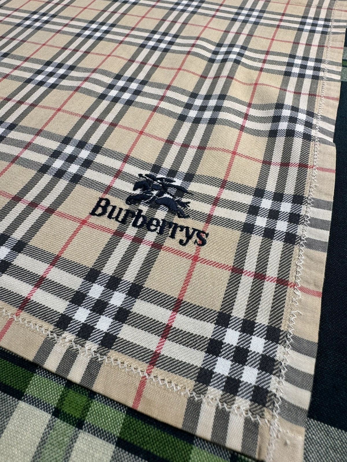 Burberry Burberrys Vintage Checkered Handkerchief Size ONE SIZE - 4 Thumbnail