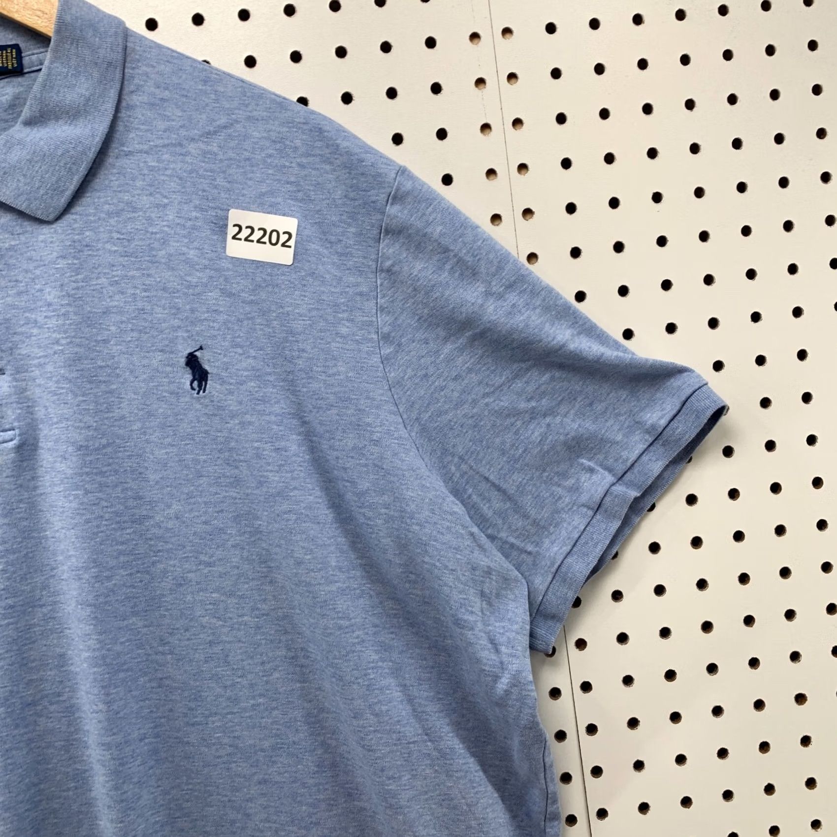 Polo Ralph Lauren Polo Ralph Lauren Polo Shirt Blue Classic Fit Mens XL Short Sleeve 27x27.5 Size US XL / EU 56 / 4 - 4 Thumbnail