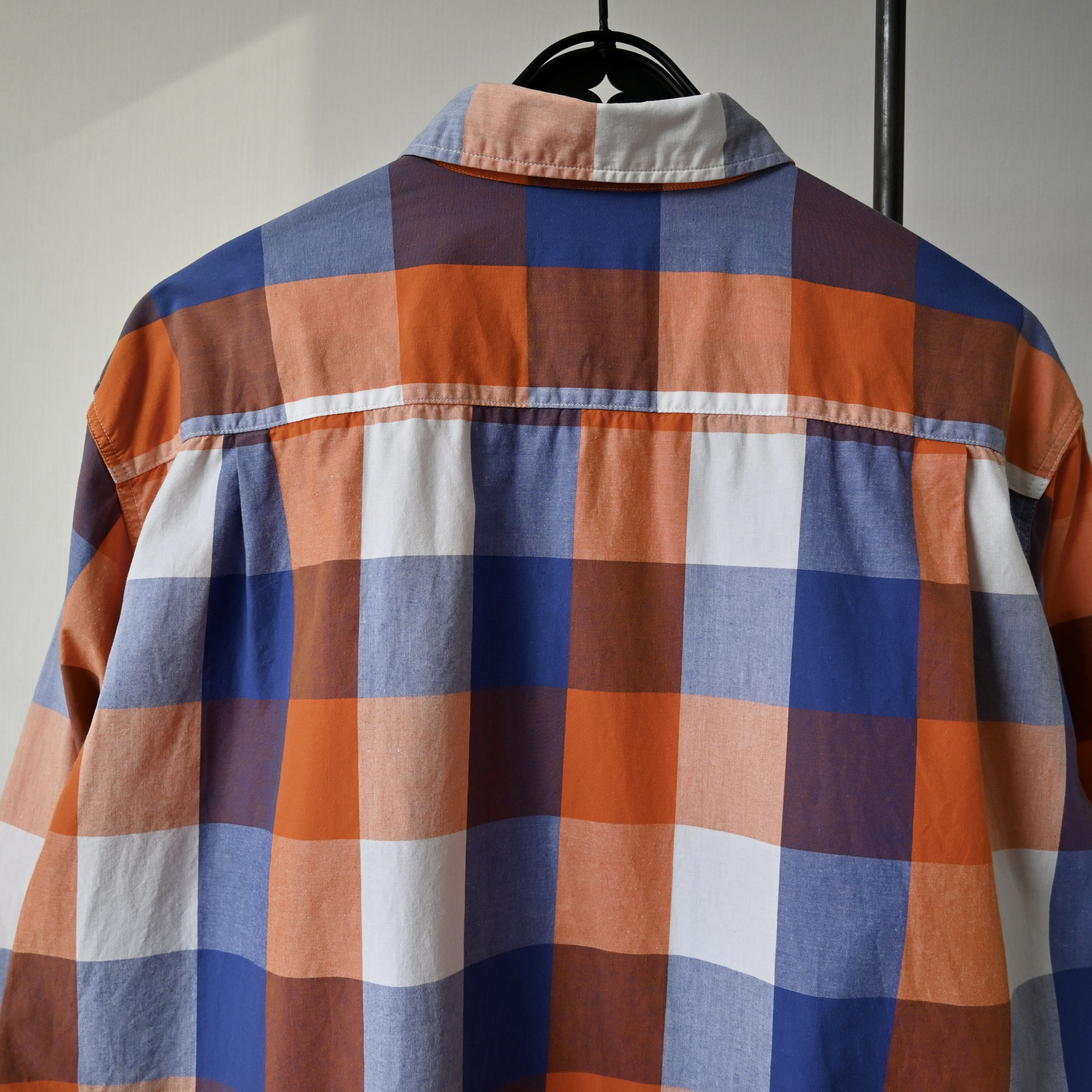 Beams Japan Vintage 1990s BEAMS block plaid BD shirt made in Japan Size US L / EU 52-54 / 3 - 4 Thumbnail