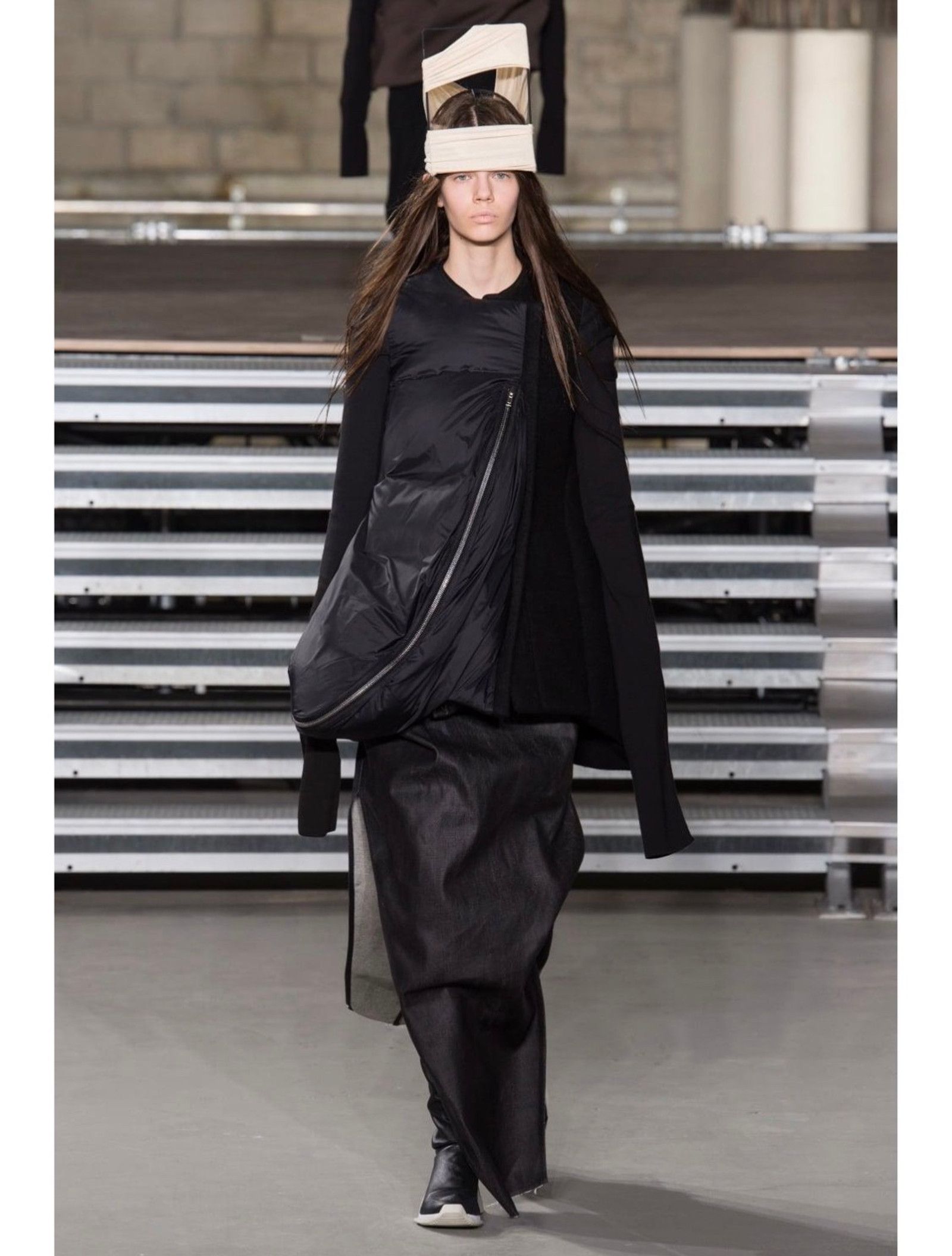 Rick Owens Winter Heron Jacket Fw17 Glitter in Black, Women's (Size Xs)