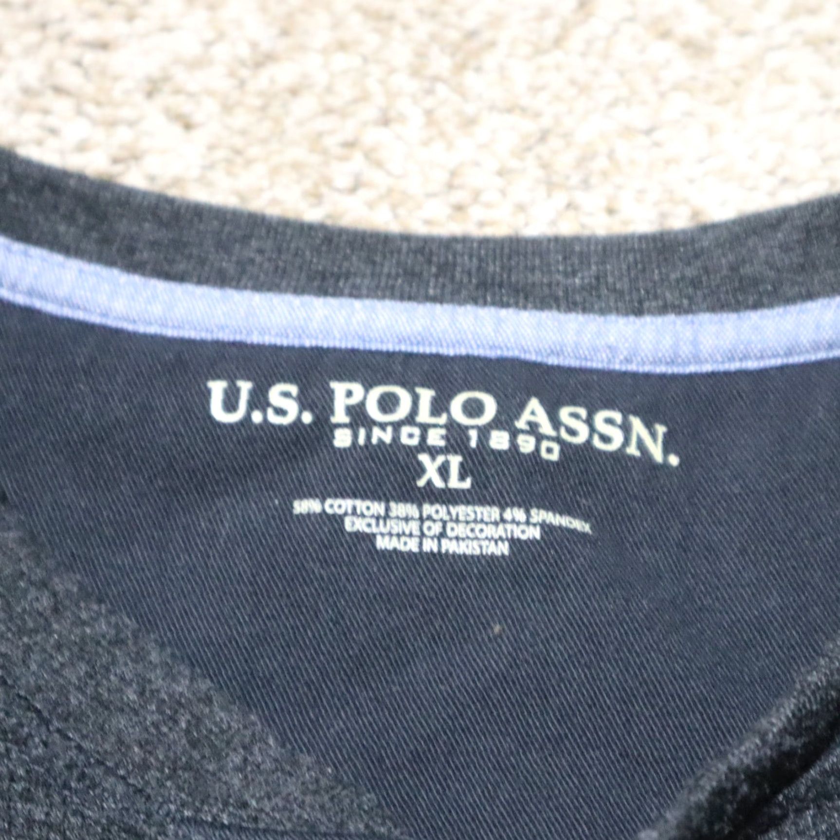 Vintage US Polo ASSN Logo Very Soft Black Pull-Over Sweater Men's XL Size US XL / EU 56 / 4 - 3 Thumbnail
