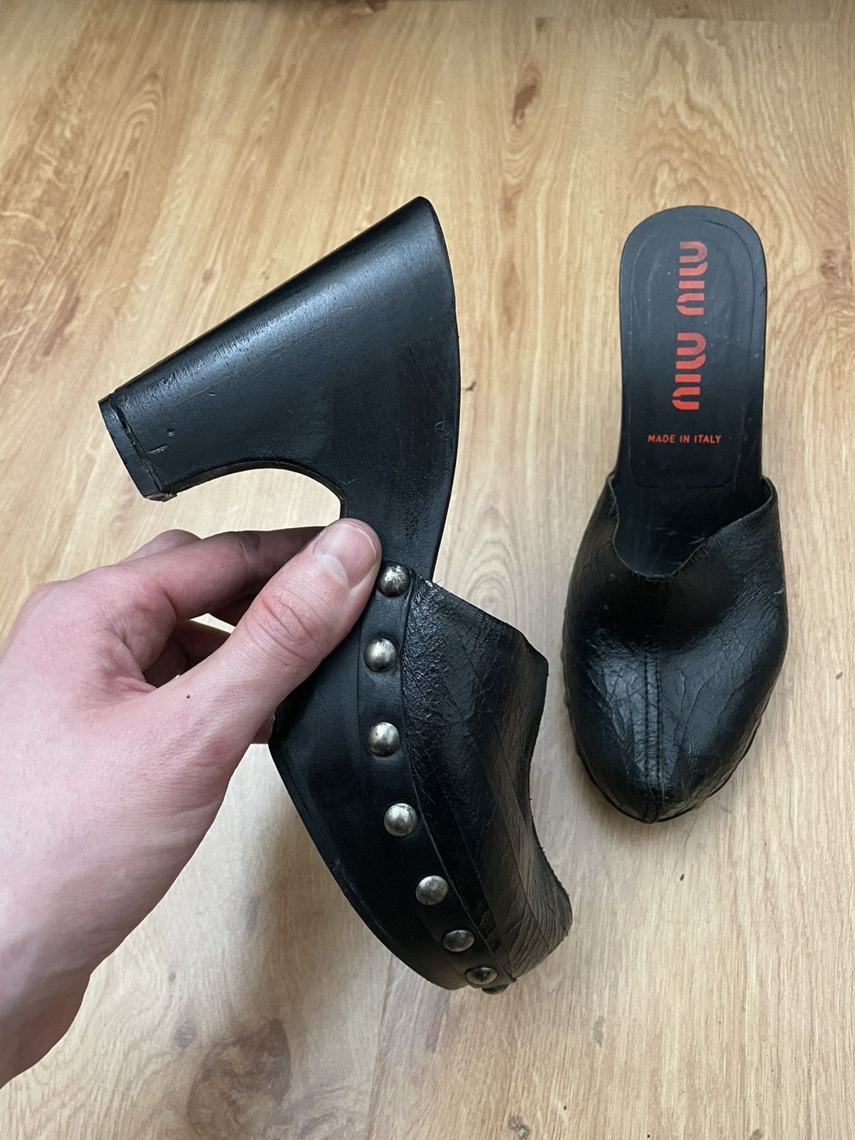 Miu Miu Miu Miu clogs Size US 8 / IT 38 - 3 Thumbnail