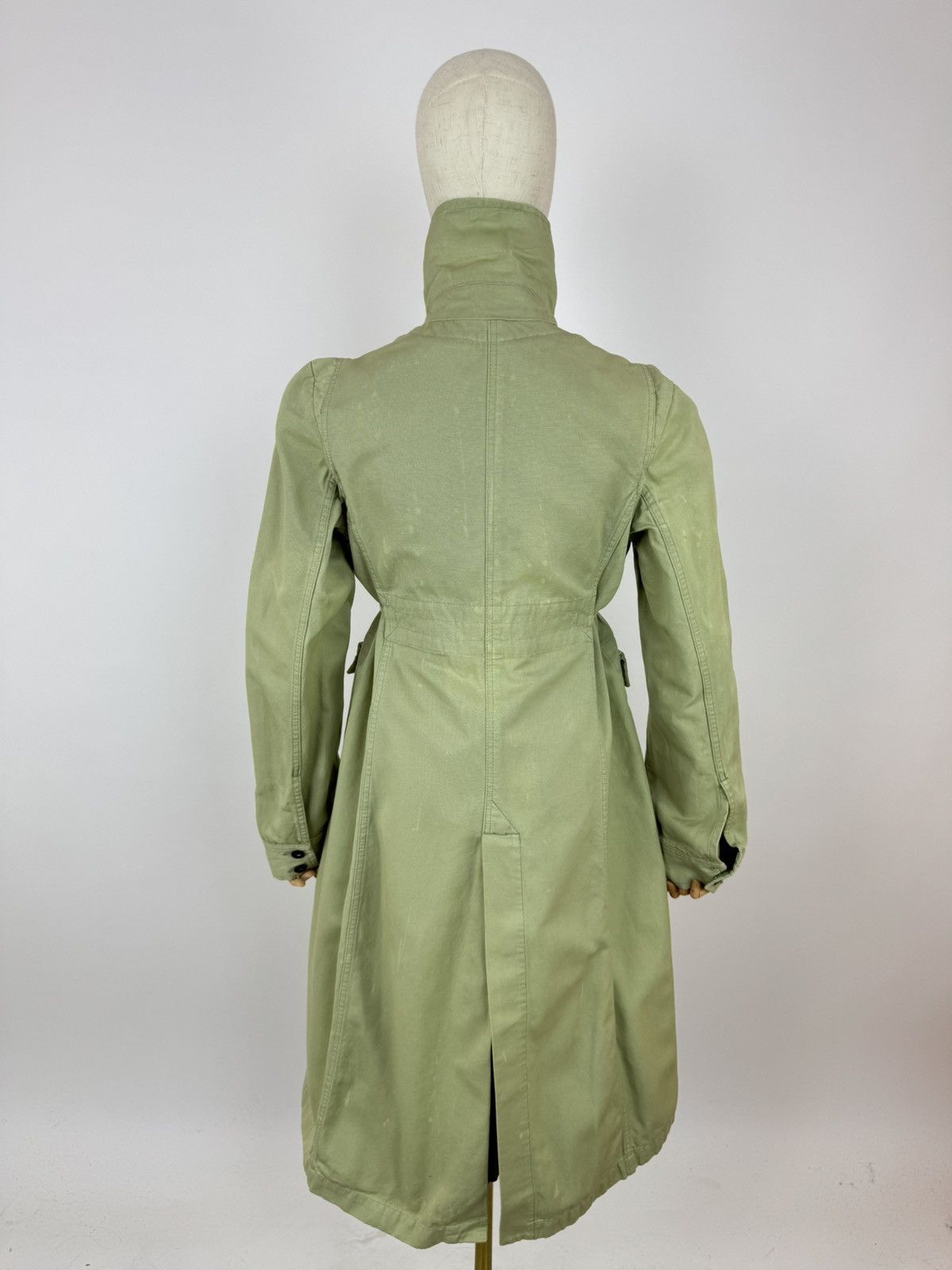 Diesel Vintage Diesel Coat Womens Canvas Trench archive avant garde Size M / US 6-8 / IT 42-44 - 2 Thumbnail