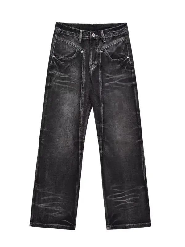 VIBE Street vintage straight Y2K micro flare baggy jeans Size US 34 / EU 50 - 5 Thumbnail