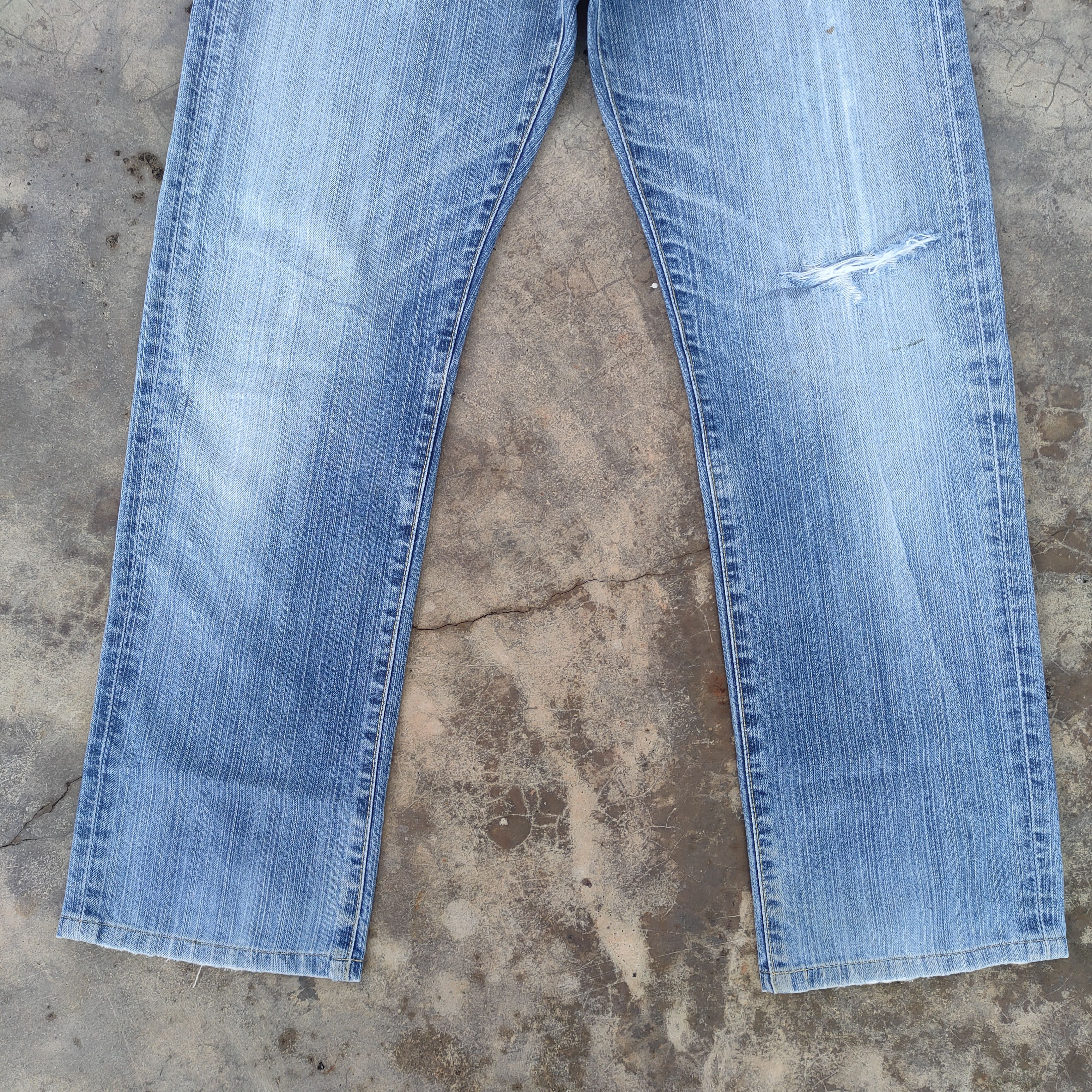Japanese Brand VINTAGE JAPANESE FADED DISTRESSED JEANS DENIM PANTS Size US 32 / EU 48 - 4 Thumbnail