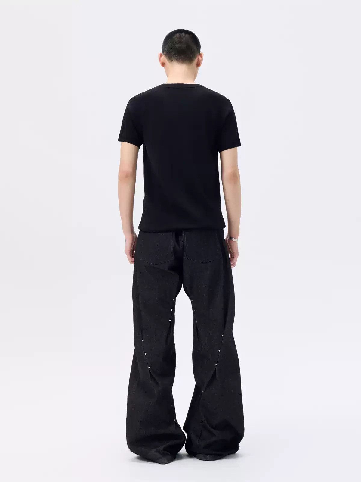 Japanese Brand Pleated Raw Jeans Size US 32 / EU 48 - 6 Thumbnail