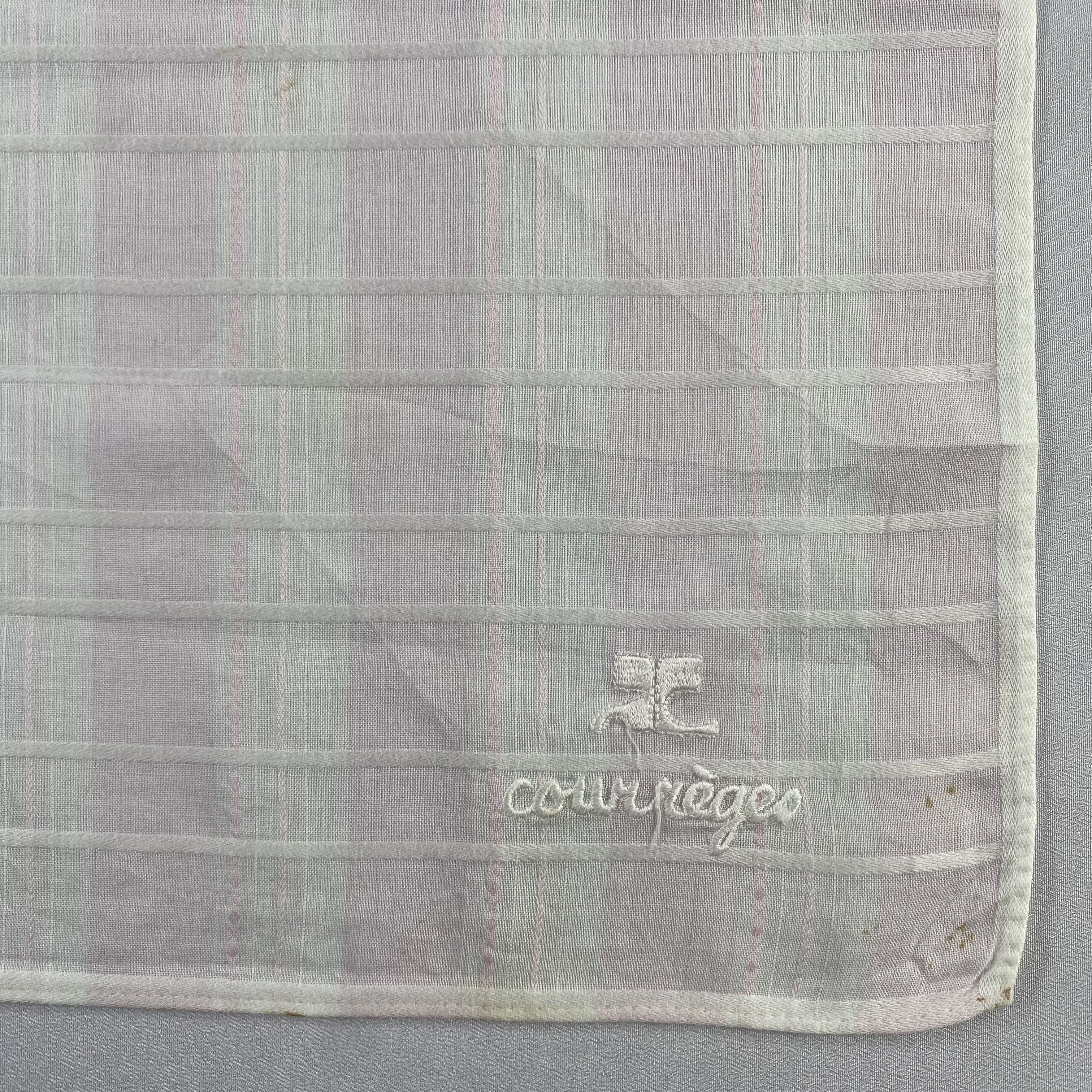 Courreges × Vintage Courreges Bandana/ Handkerchief / Neckerchief-P867 Size ONE SIZE - 5 Thumbnail