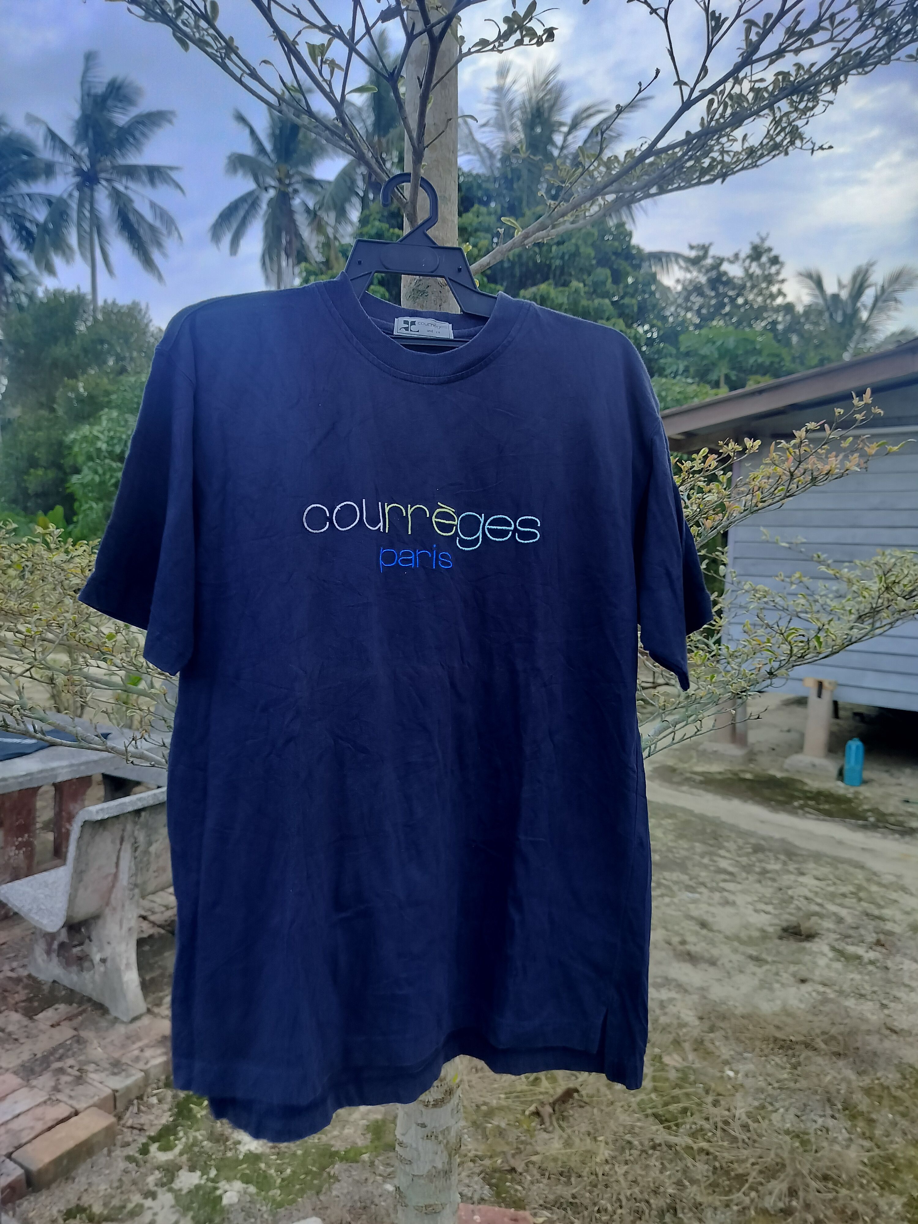 Andre Courreges Courreges Paris tee Size US L / EU 52-54 / 3 - 1 Thumbnail