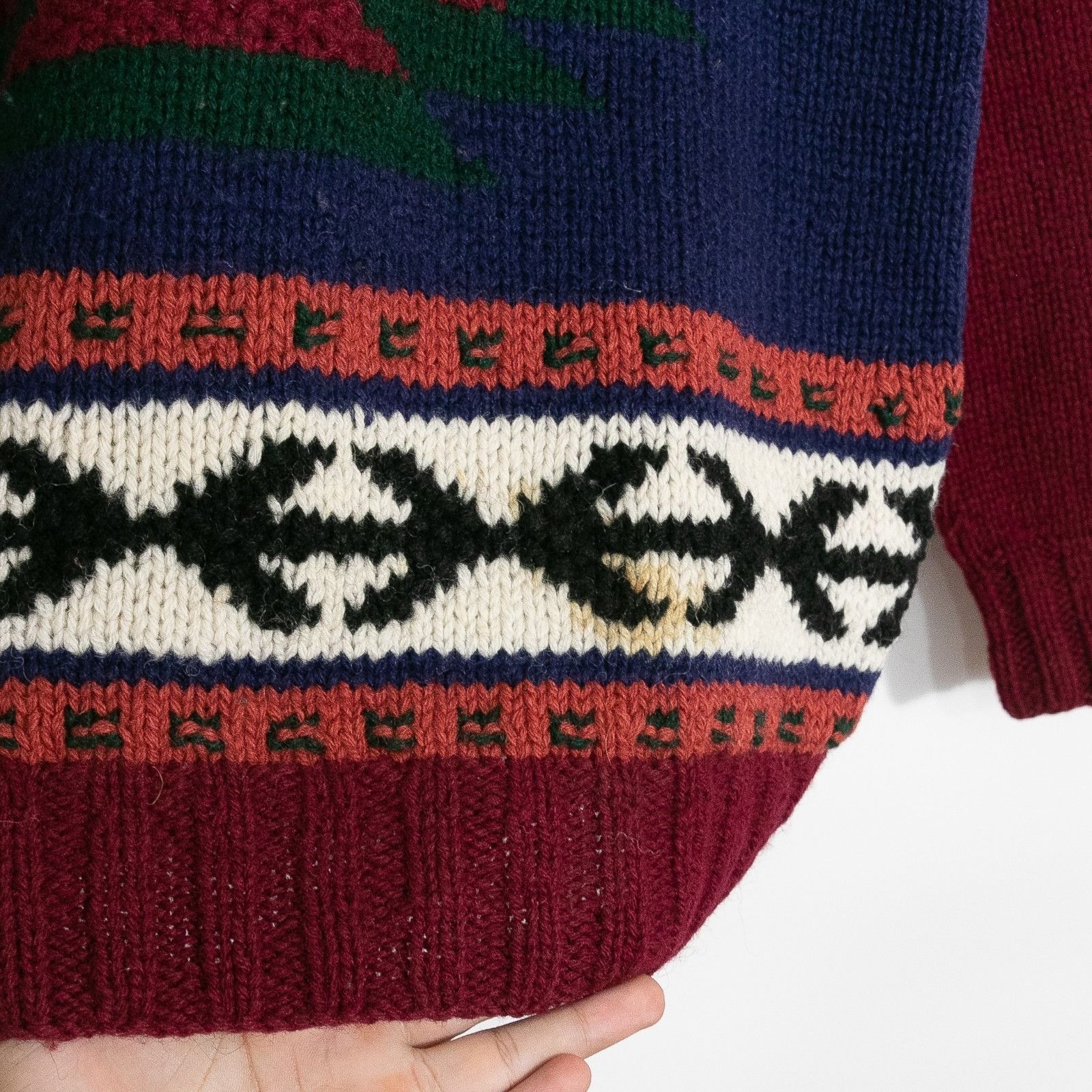 Vintage Vintage Aztec Pattern Wool Sweater Mens Medium Southwestern Size US M / EU 48-50 / 2 - 4 Thumbnail