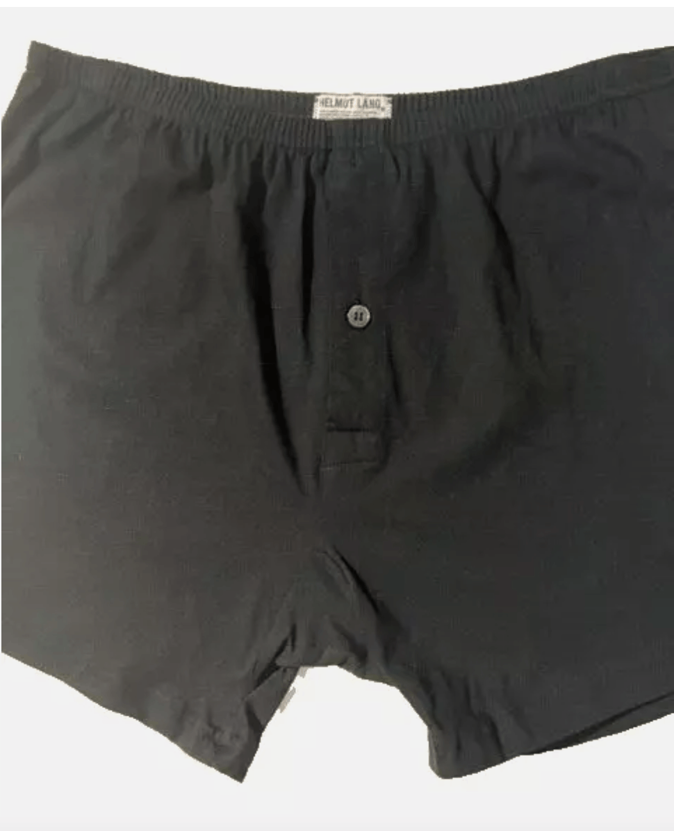 Helmut Lang New Vtg HELMUT LANG Mens Cotton Knit Boxer Short Underwear Size 34 - 3 Thumbnail