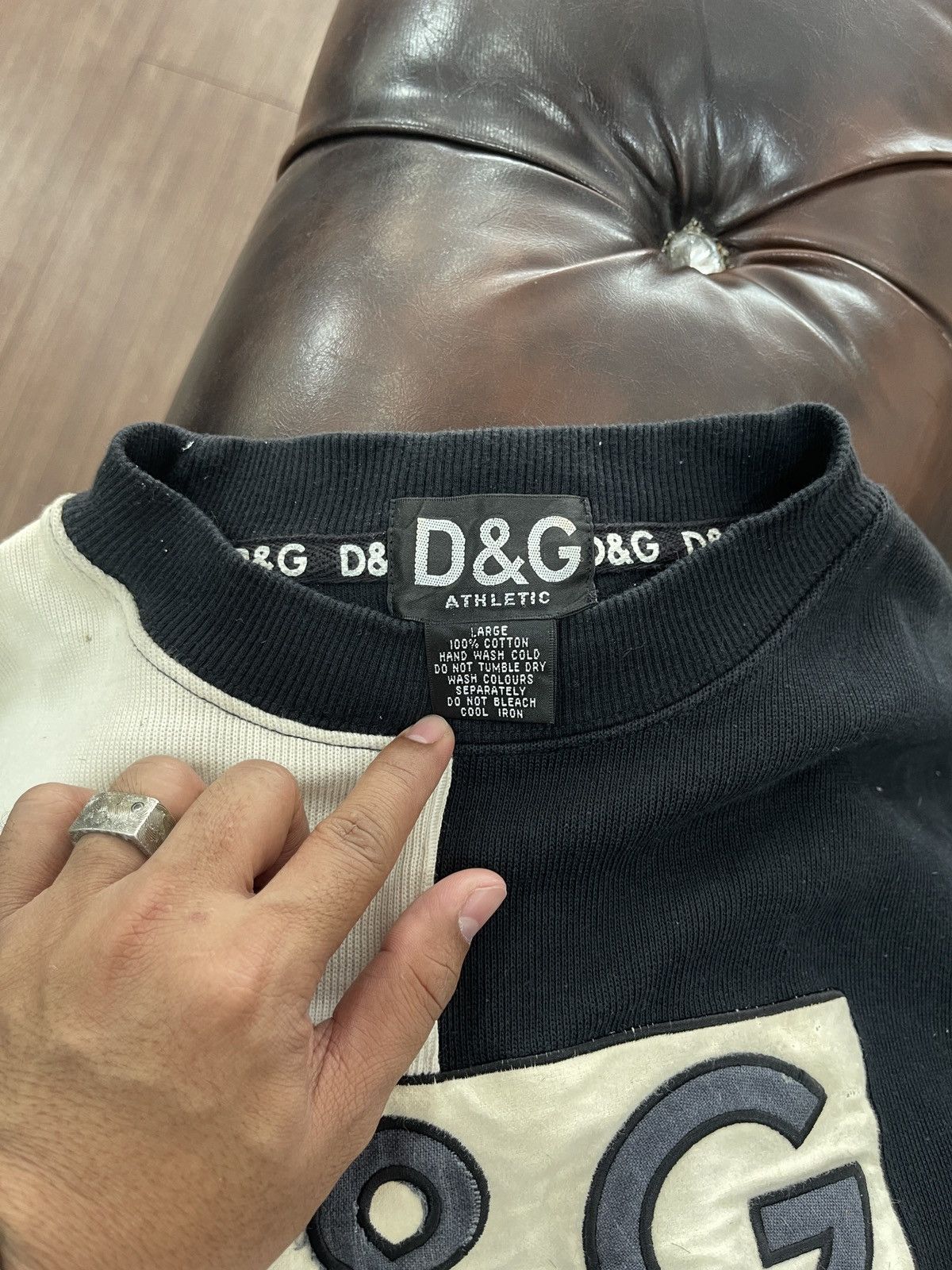 Dolce & Gabbana Vintage D&G Dolce & Gabbana Athletic sweatshirt Size US L / EU 52-54 / 3 - 6 Thumbnail
