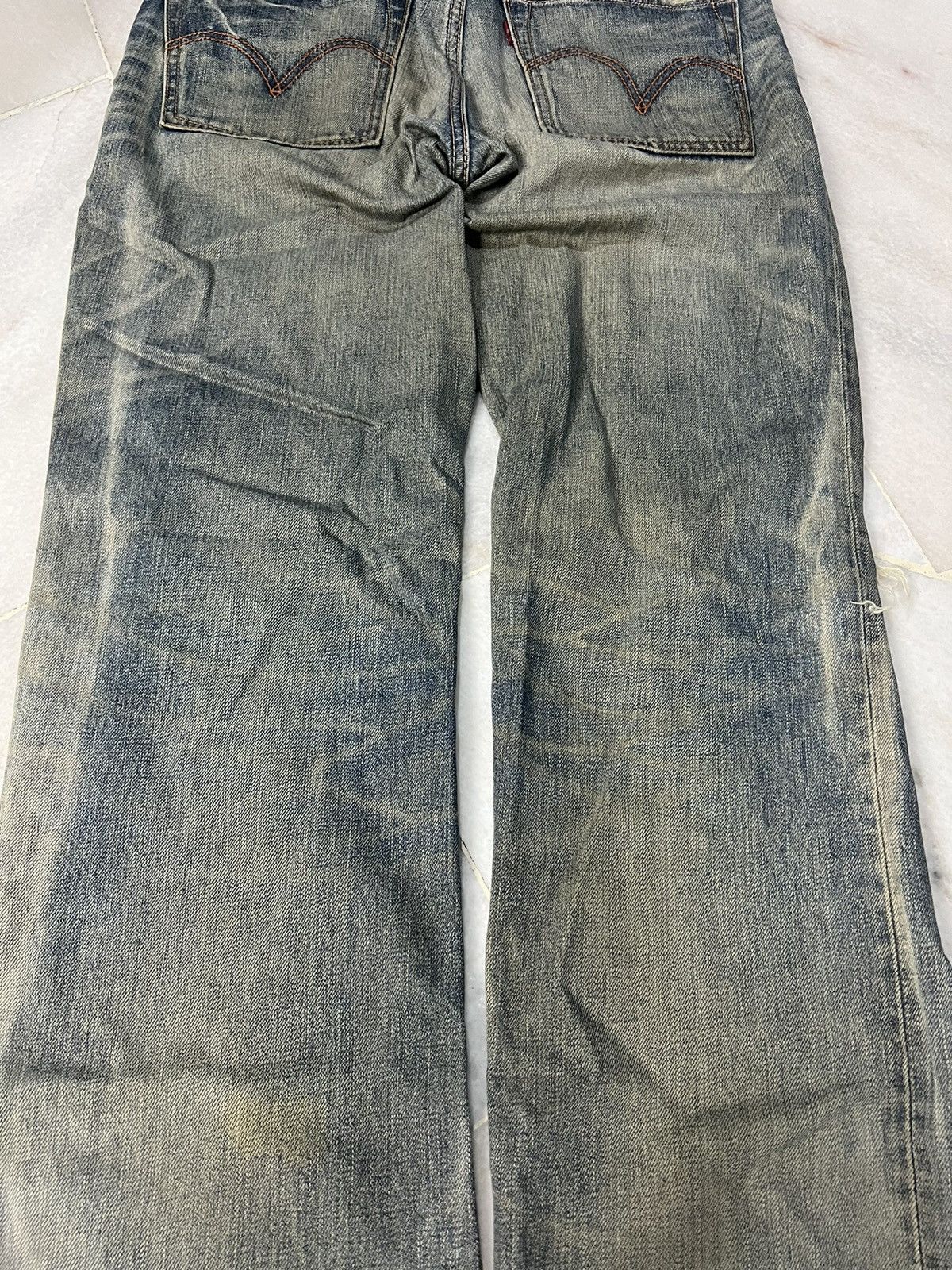 Japanese Brand × Levi's × Levi's Vintage Clothing 💥Crazy💥Vintage Levis 502 Mud Wash Distressed Jeans Very Rare Size US 31 - 7 Thumbnail