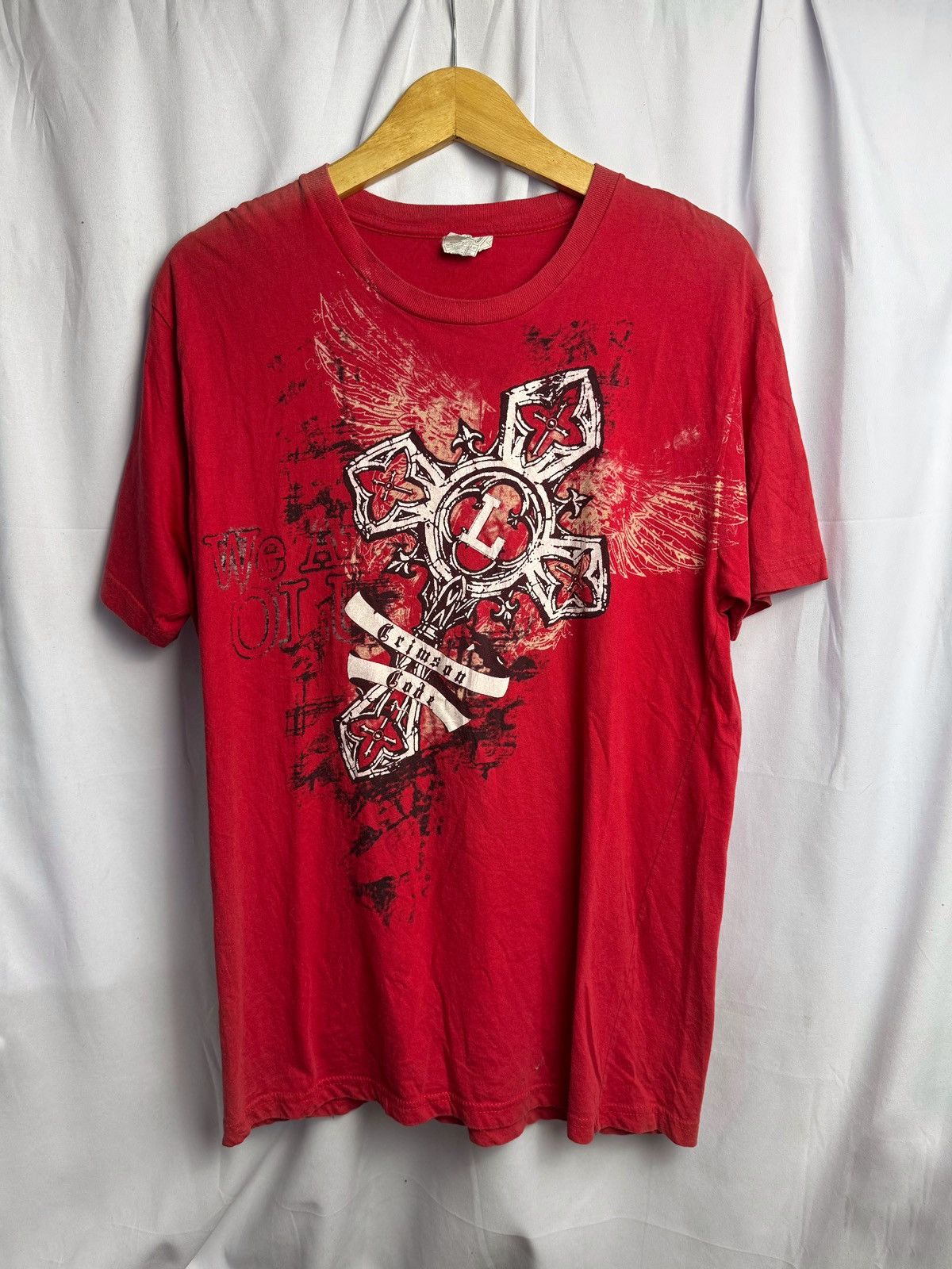 Affliction × Japanese Brand × PPFM Japanese Crosses Poem Tees Size US L / EU 52-54 / 3 - 1 Thumbnail