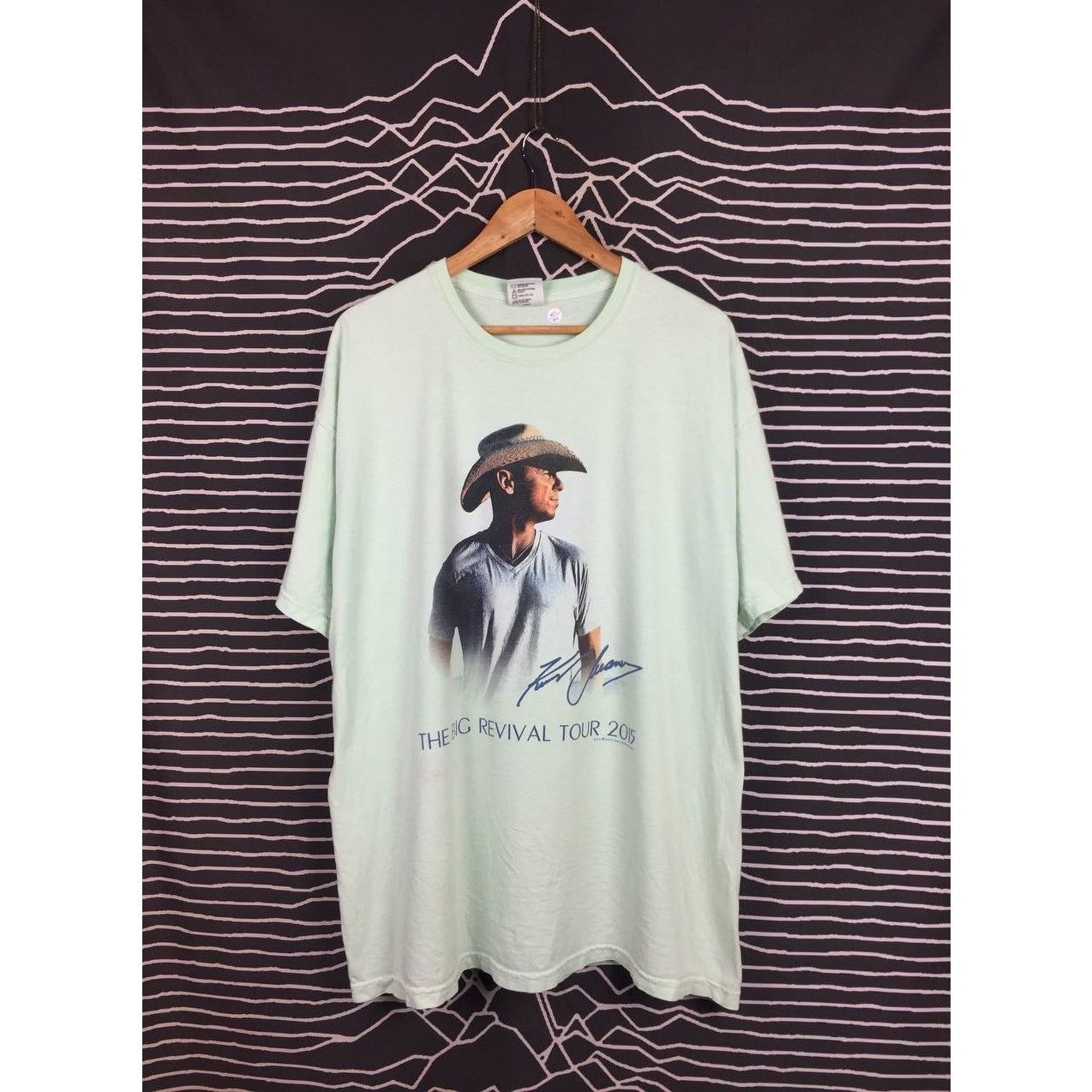 Band Tees × Comfort Colors Vtg Kenny Chesney The Big Revival Tour 2015 Tee Size XL Size US XL / EU 56 / 4 - 2 Thumbnail