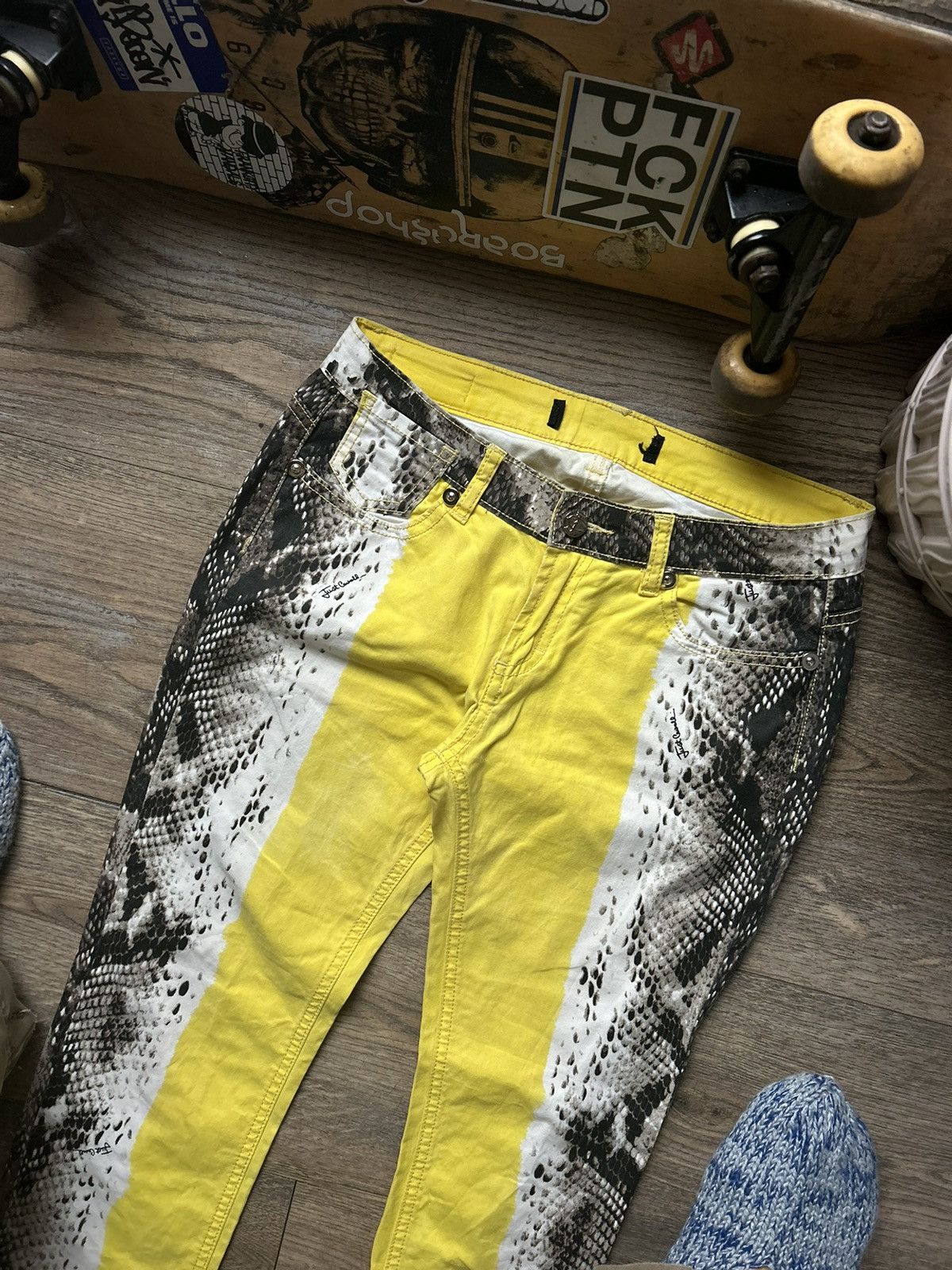 Just Cavalli × Roberto Cavalli × Vintage Vintage Just Cavalli Jeans Size 28" / US 6 / IT 42 - 7 Thumbnail