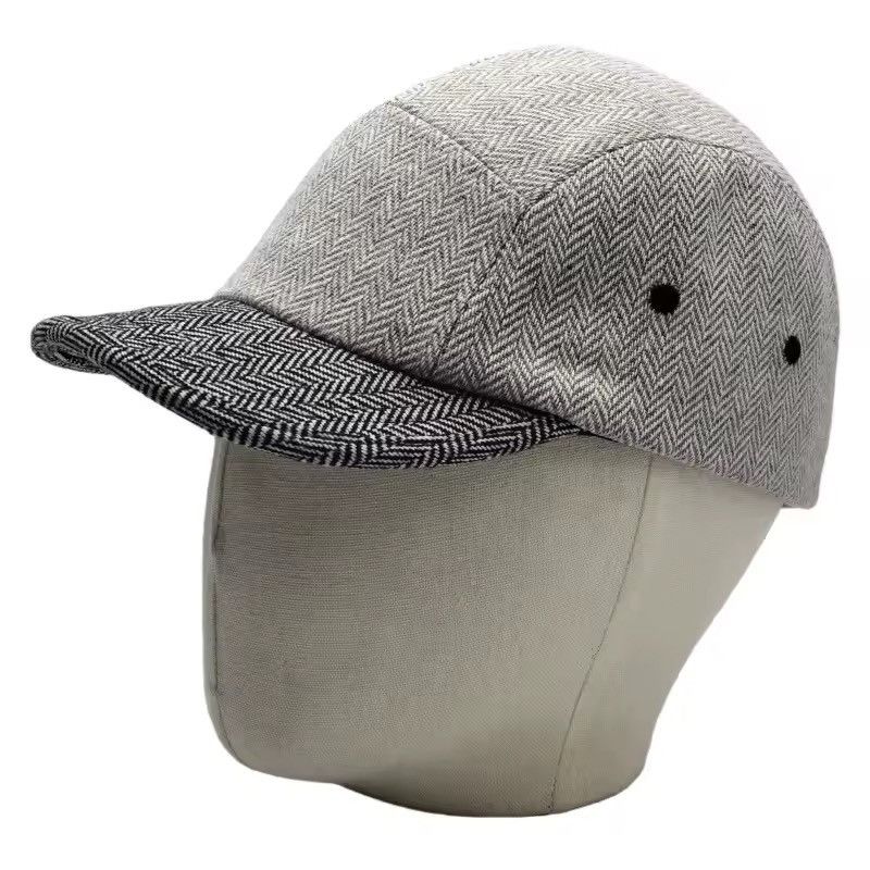 Other Woolen Vintage Style Baseball Striped Golf Hat Size ONE SIZE - 4 Thumbnail