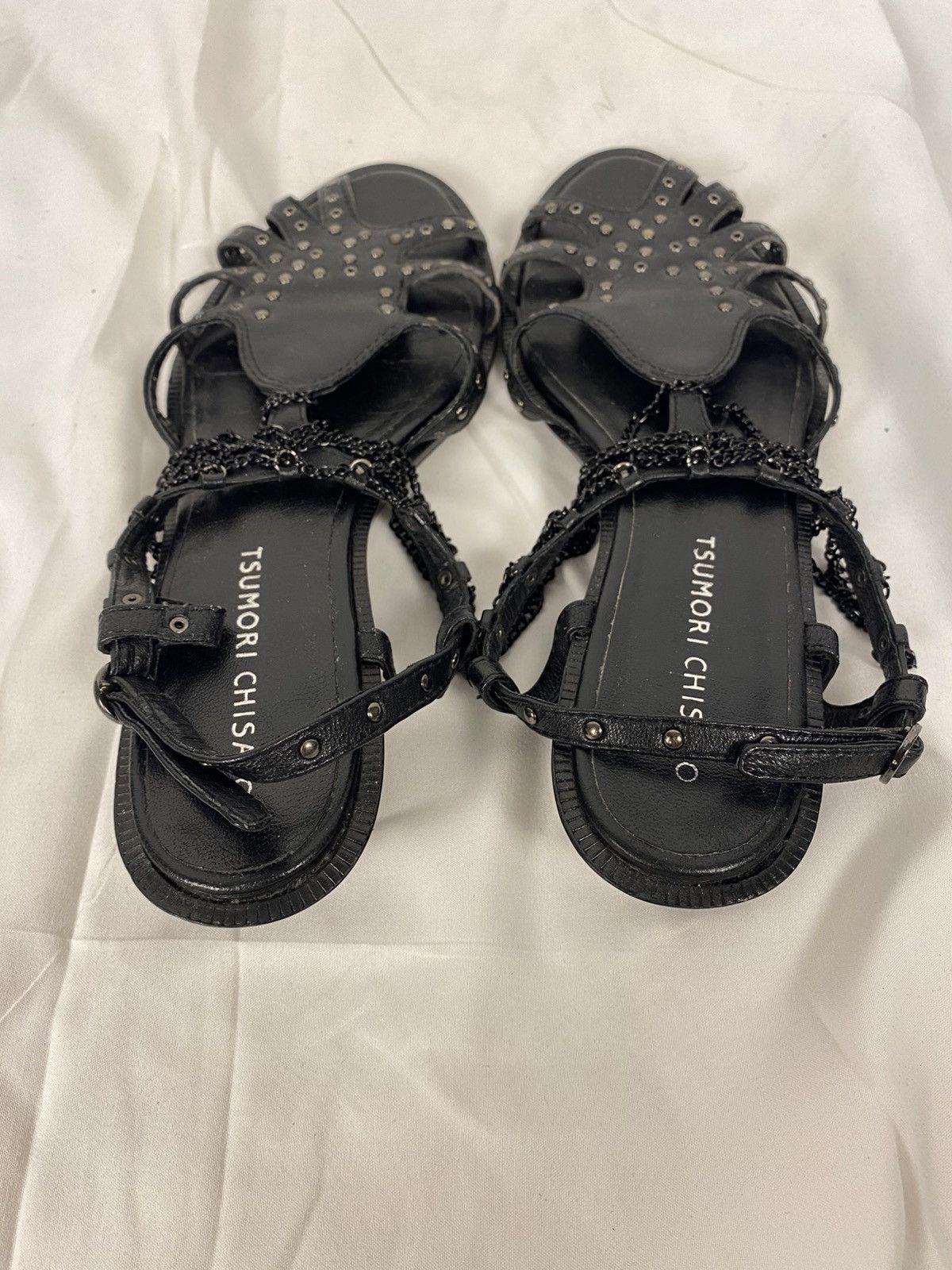 Issey Miyake Tsumori Chisato By Issey Miyake Sandal Studded Punk Style Size US 9 / IT 39 - 10 Thumbnail