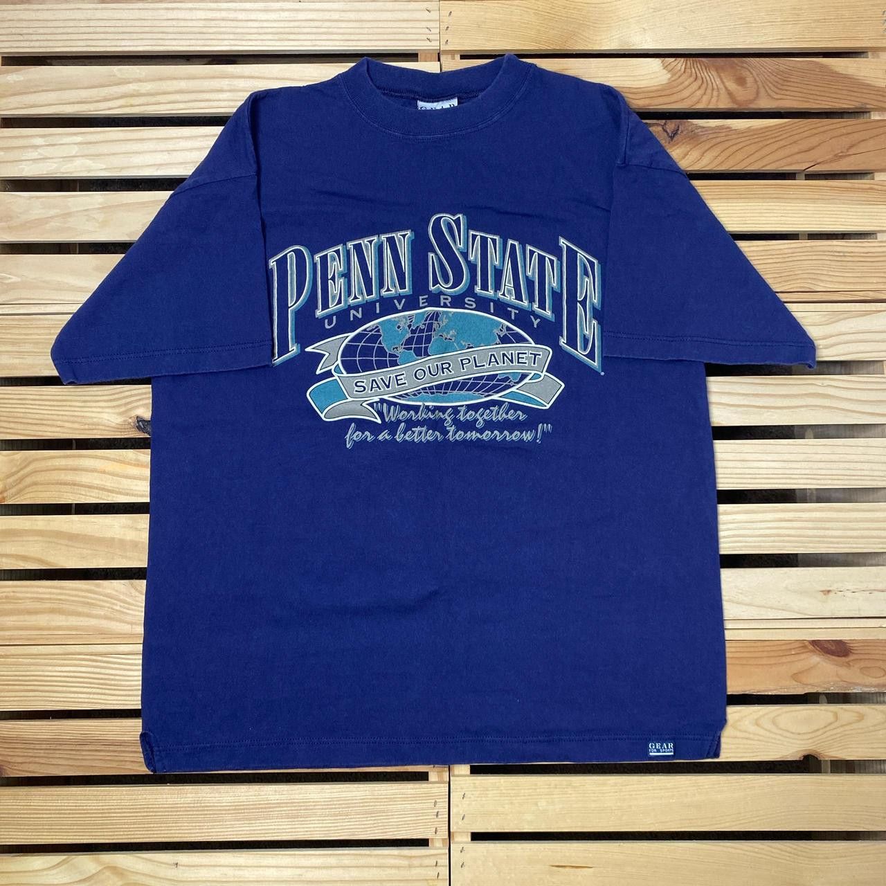 Gear for Sports Vintage PSU Penn State Navy Blue College Tee Size Large Size US L / EU 52-54 / 3 - 1 Thumbnail