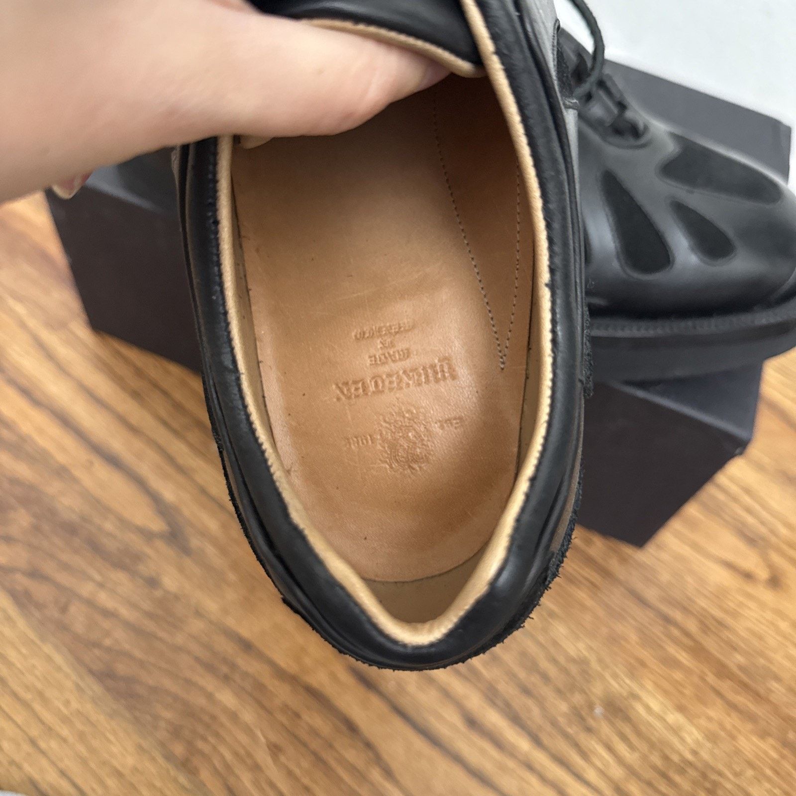 Yuketen YUKETEN LAND MAX 2T BLACK Size 10E 10 E Like 10,5 Size US 10 / EU 43 - 11 Thumbnail