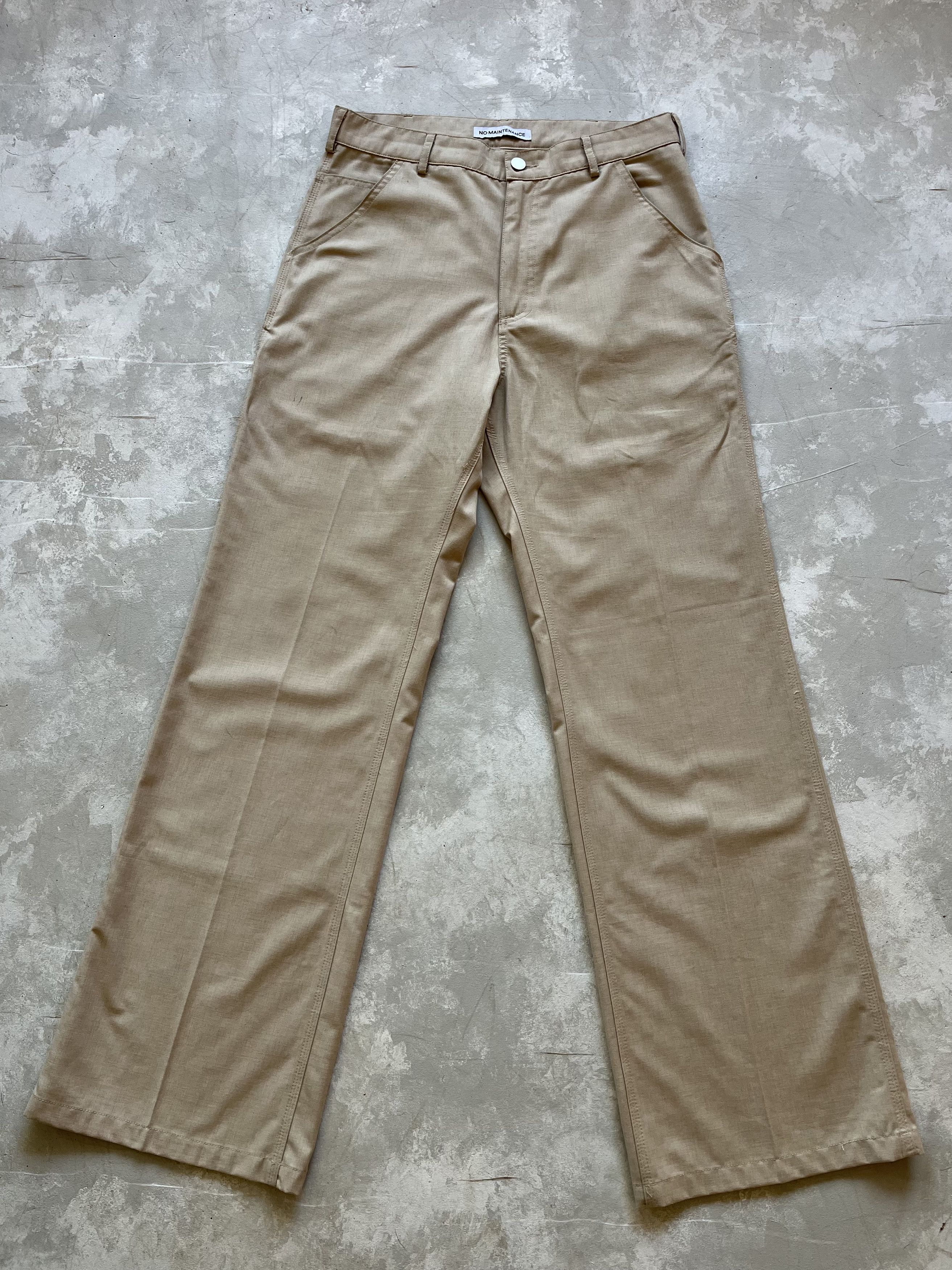 No Maintenance No maintenace cream pant 2023 collection Size US 32 / EU 48 - 1 Thumbnail