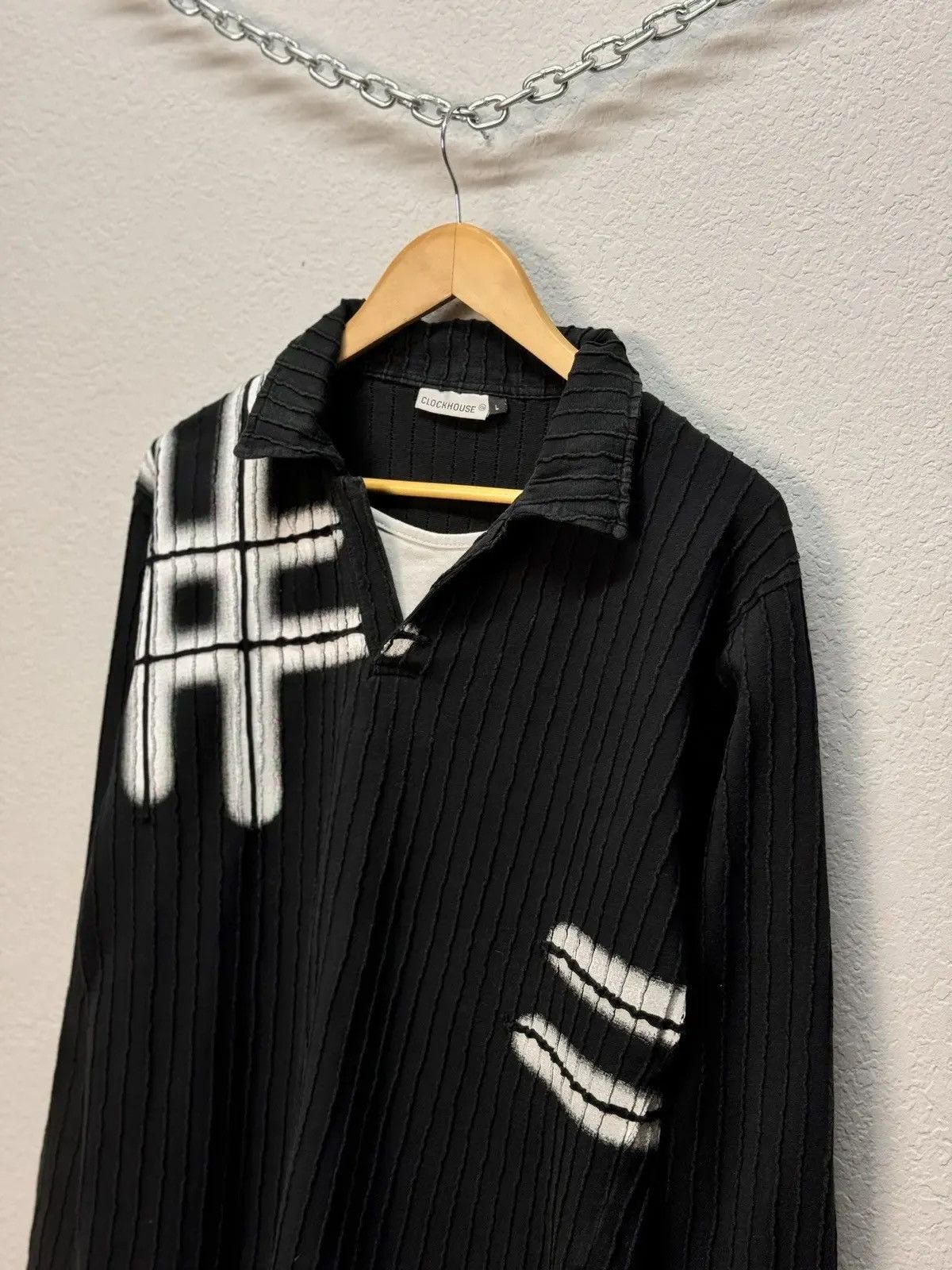 If Six Was Nine × Le Grande Bleu (L.G.B.) × Vintage VINTAGE SWEATER AVANT GARDE IF SIX WAS NINE STYLE GOTHIC Size US L / EU 52-54 / 3 - 3 Thumbnail