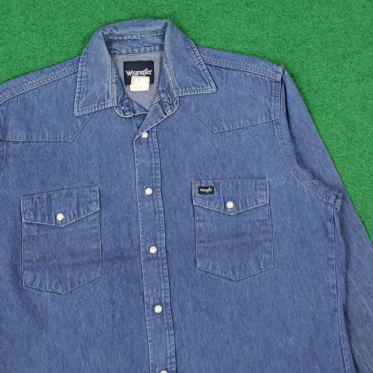 Wrangler Vintage Wrangler Denim Western Rugged Ranchwear C276N23 Size US L / EU 52-54 / 3 - 2 Thumbnail