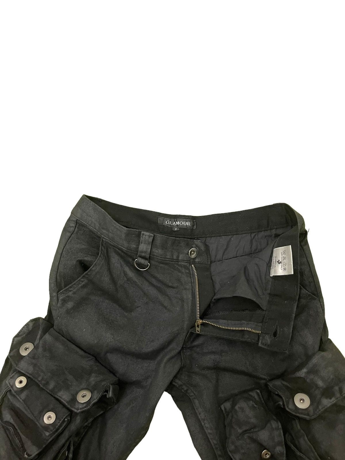 Japanese Brand Cargo Skinny Stretch Glamour Cotton Waxed Gas Mask 8🟦8 Size US 30 / EU 46 - 11 Thumbnail