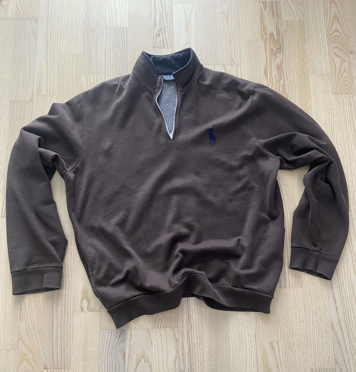 Polo Ralph Lauren × Vintage Vintage Polo Ralph Lauren half-zip sweatshirt Size US L / EU 52-54 / 3 - 1 Thumbnail