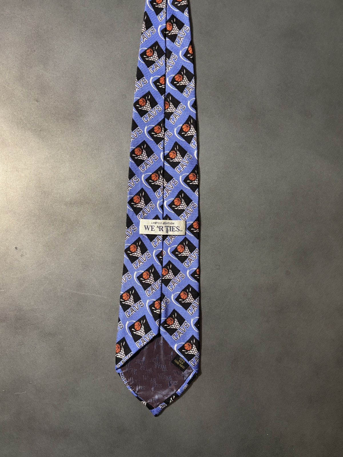 NBA Vintage Cleveland Cavaliers Tie NBA Draft Day 90s Limited Ed Size ONE SIZE - 4 Thumbnail