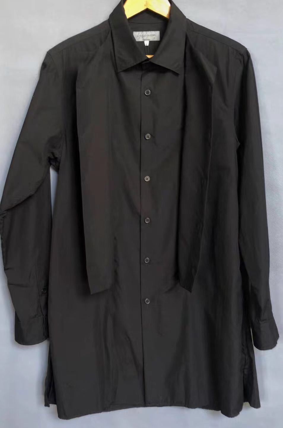 Yohji Yamamoto Yohji Yamamoto Pour Homme Double Button Long Black  