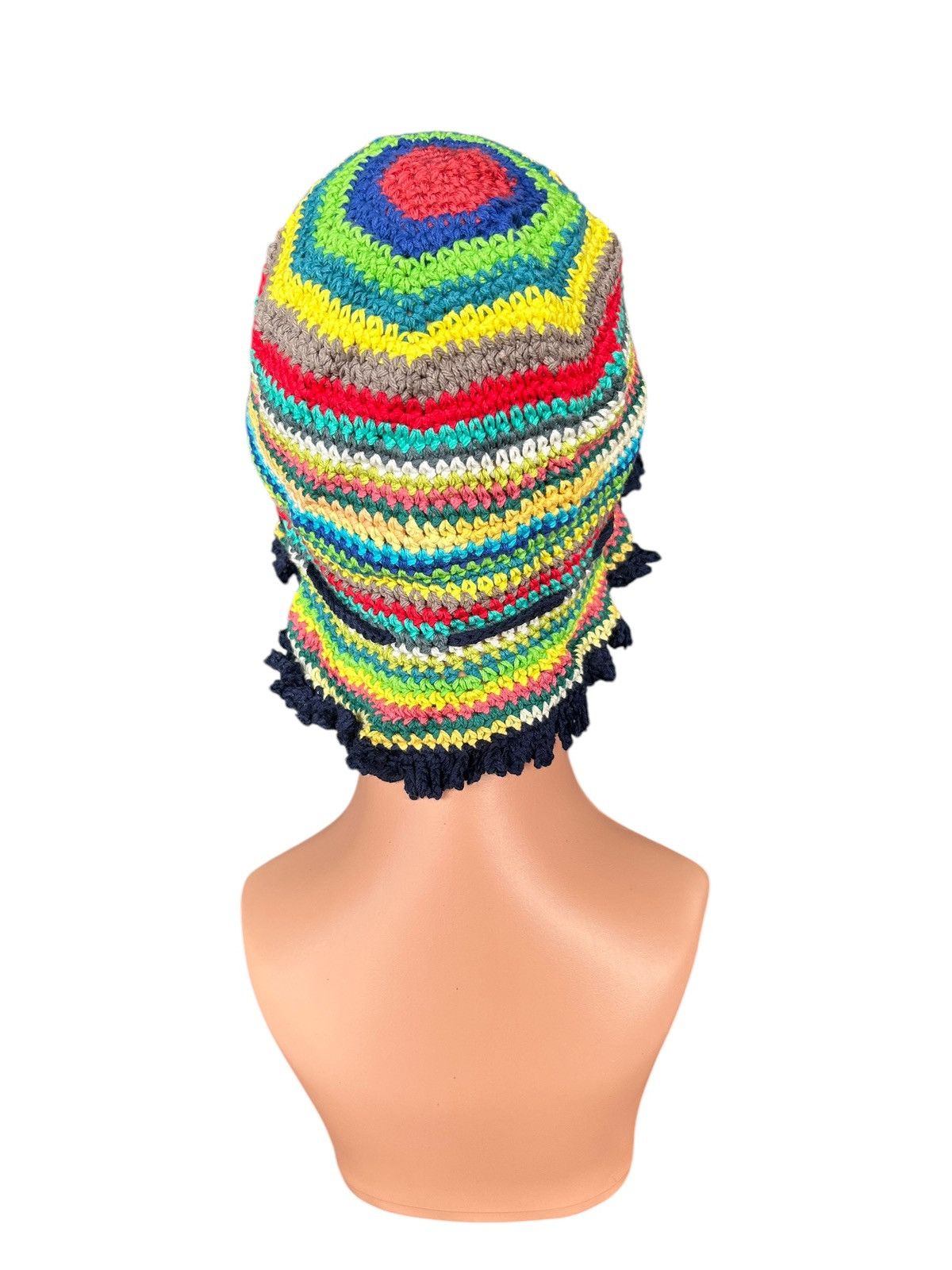 Japanese Brand × Kapital × Vintage Crochet Knitted Handmade Bucket Hats Size ONE SIZE - 4 Thumbnail