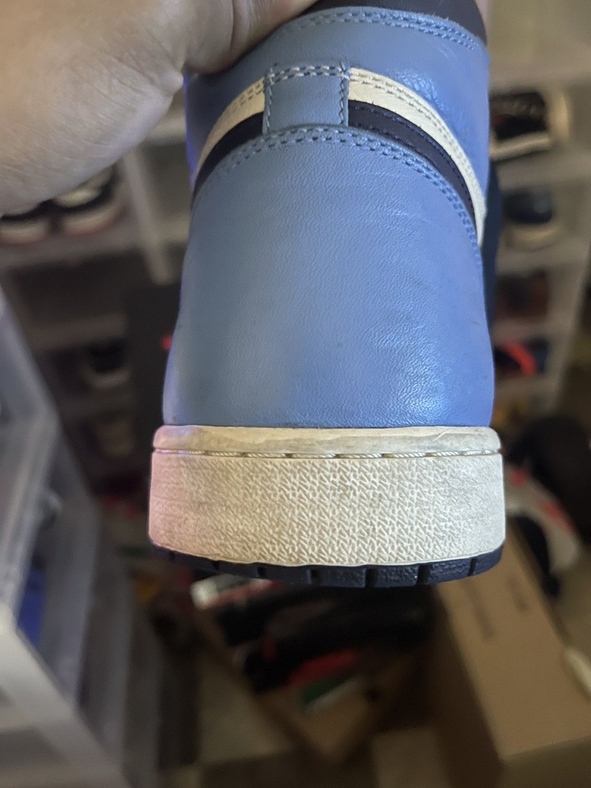 Jordan Brand × Nike Air Jordan 1 High OG Obsidian Size 13 Size US 13 / EU 46 - 4 Thumbnail