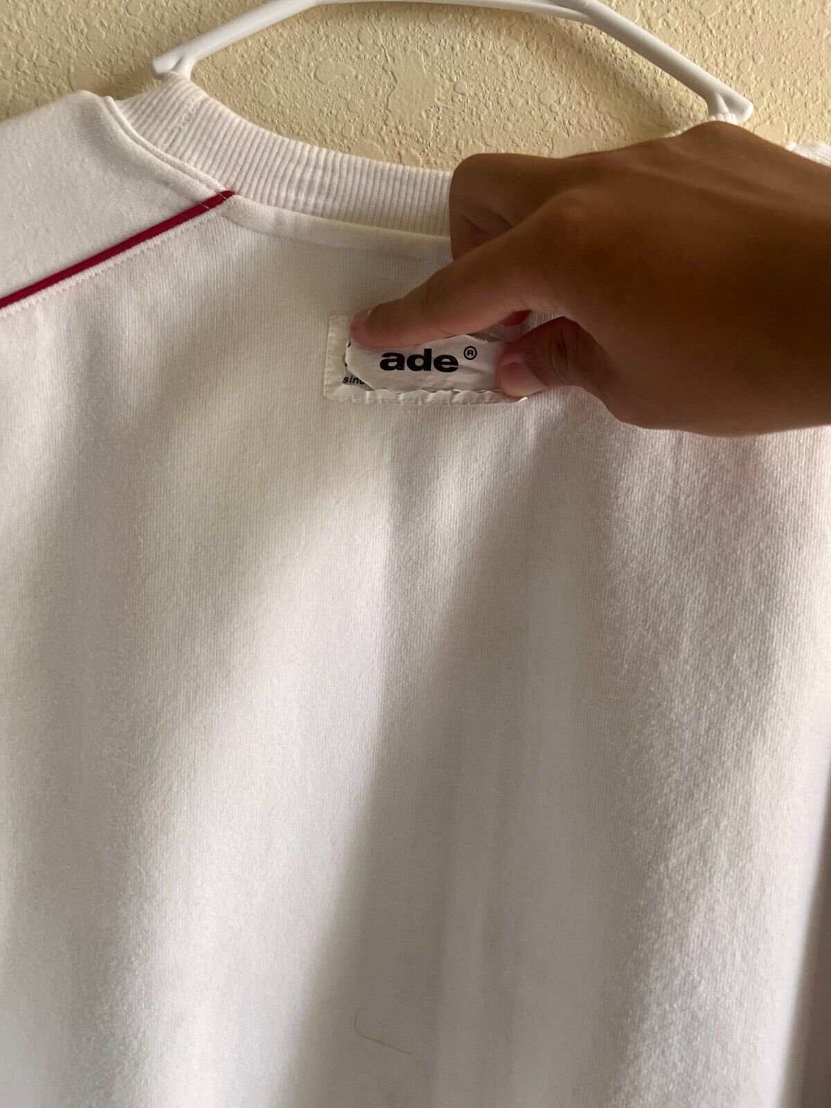 Ader Error ADER error Arrow Form Logo Sweatshirt White S Size US S / EU 44-46 / 1 - 11 Thumbnail