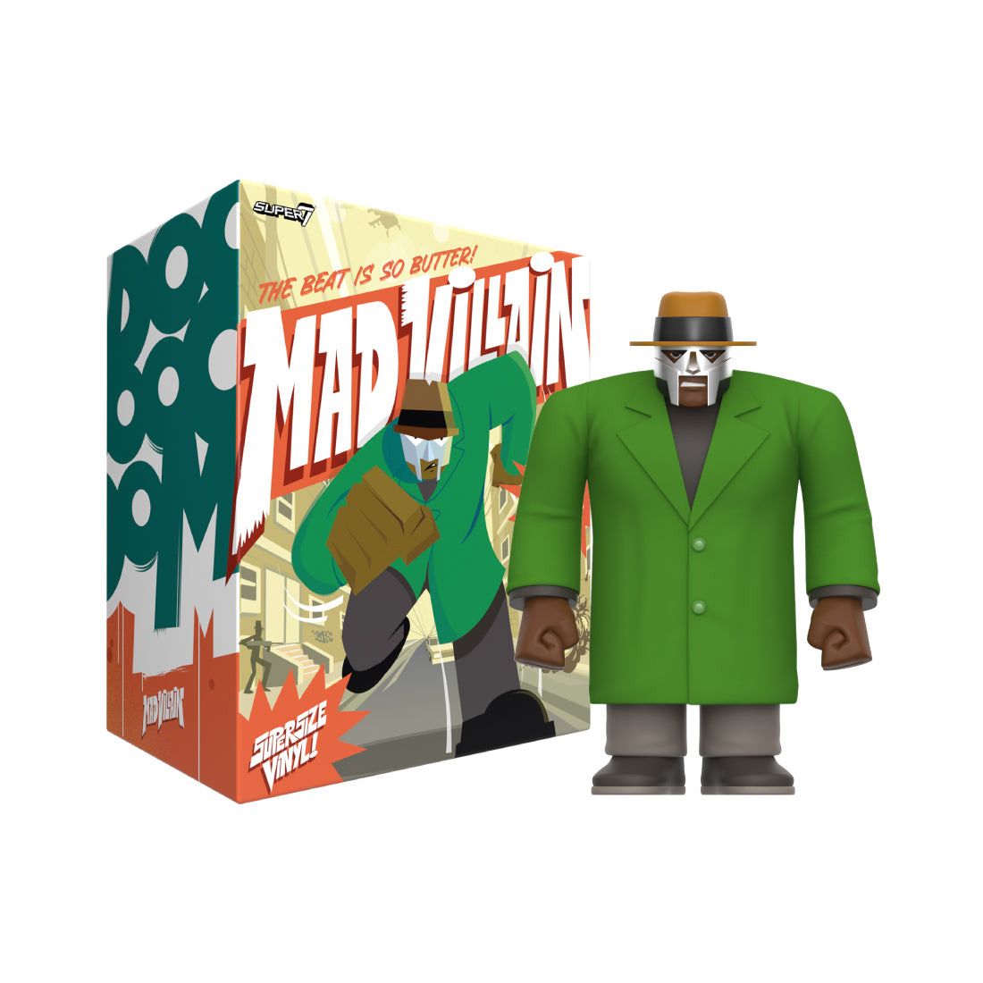 MF Doom MF DOOM SuperSize Vinyl Figure - Madvillain x Super7 Size ONE SIZE - 1 Thumbnail