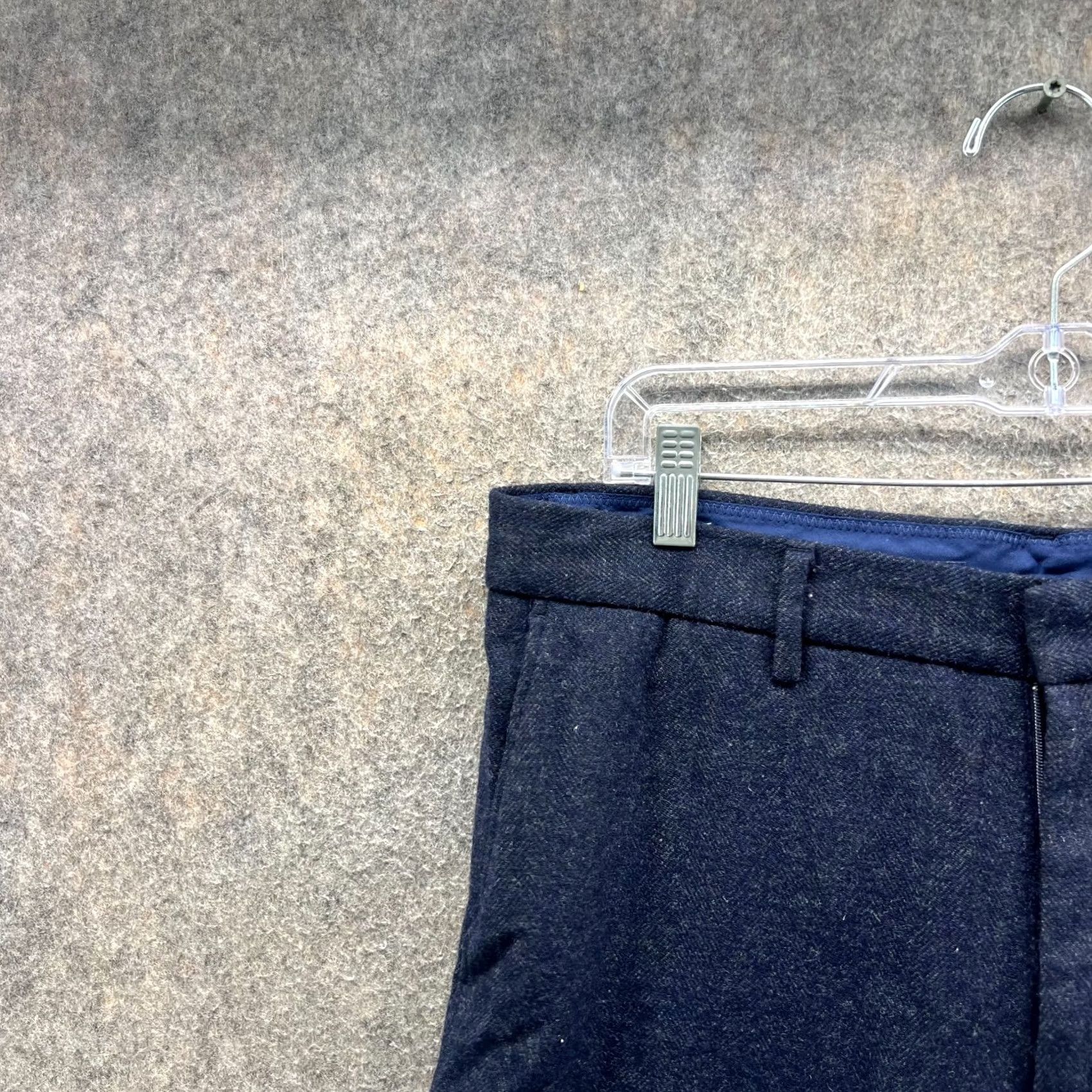 J.Crew J.Crew Dress Pants Men 36x32 Navy Blue Wool Blend Slim Fit Classic Trousers Dress Pants Slim Navy Blue Wool Men 36x32 Mens Pants 36 Inseam 32in Size US 36 / EU 52 - 6 Thumbnail