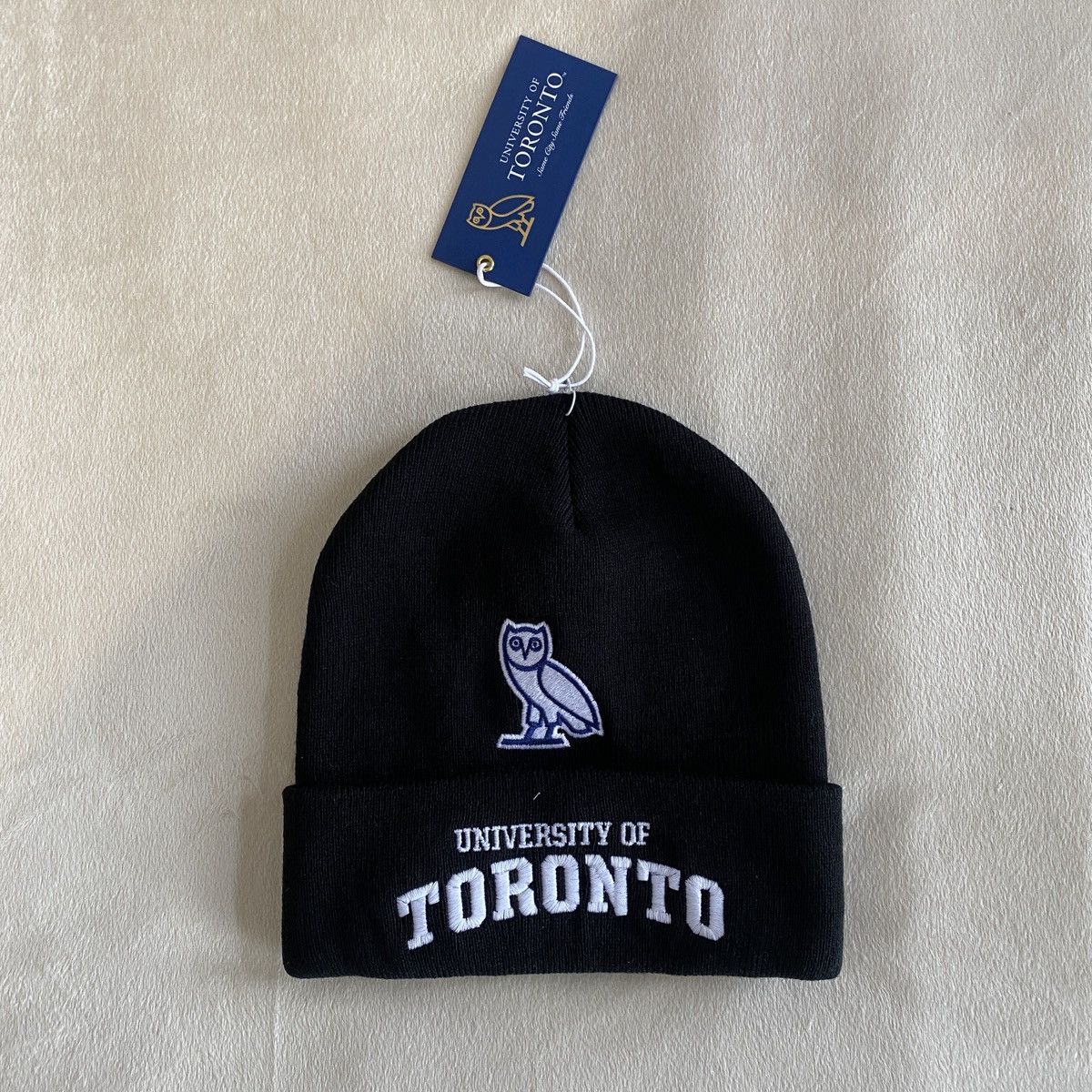 October's Very Own OVO x U of T Black Beanie Size ONE SIZE - 1 Thumbnail