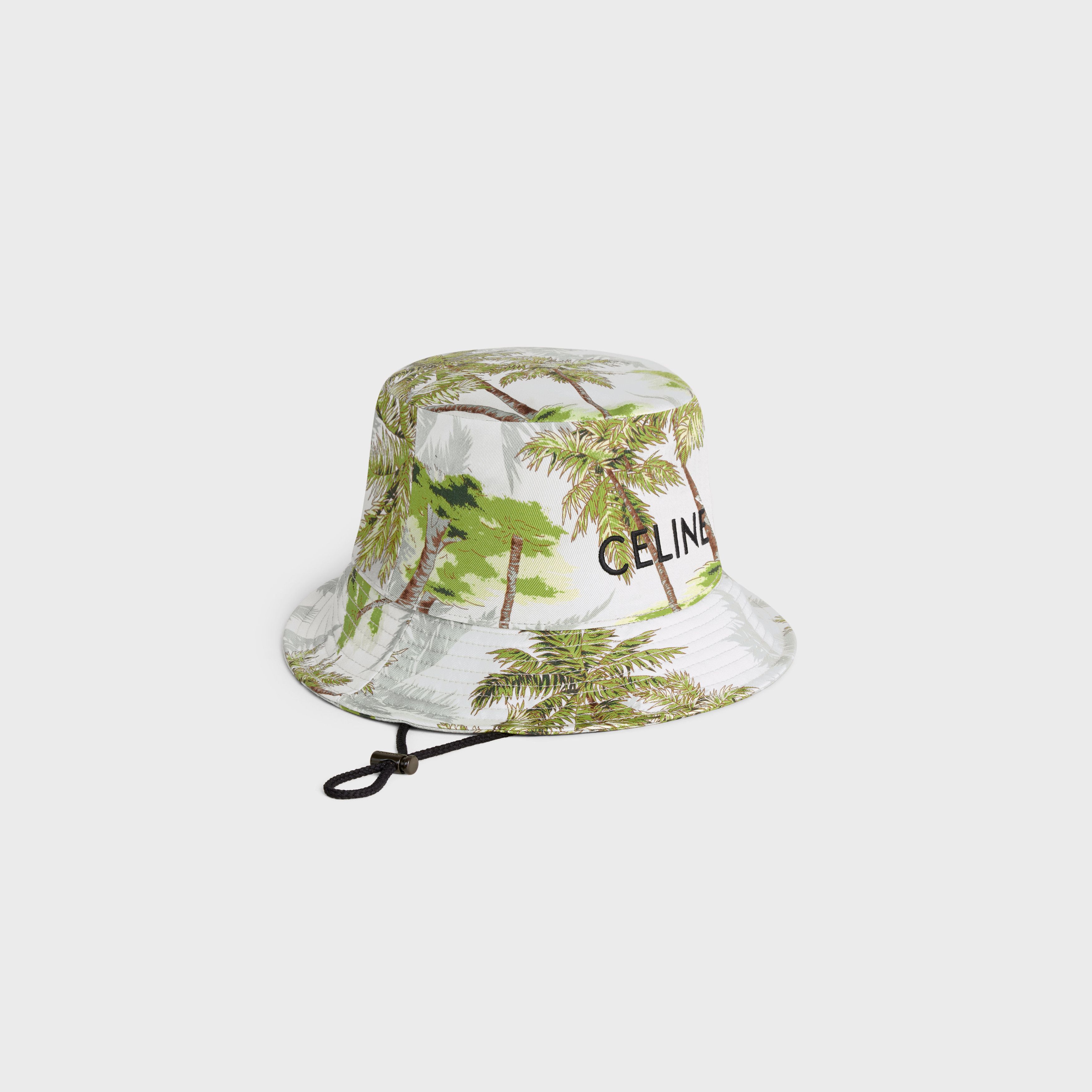 Celine Celine Bucket Hat With Drawstring In Cotton Gabardine Size ONE SIZE - 2 Thumbnail