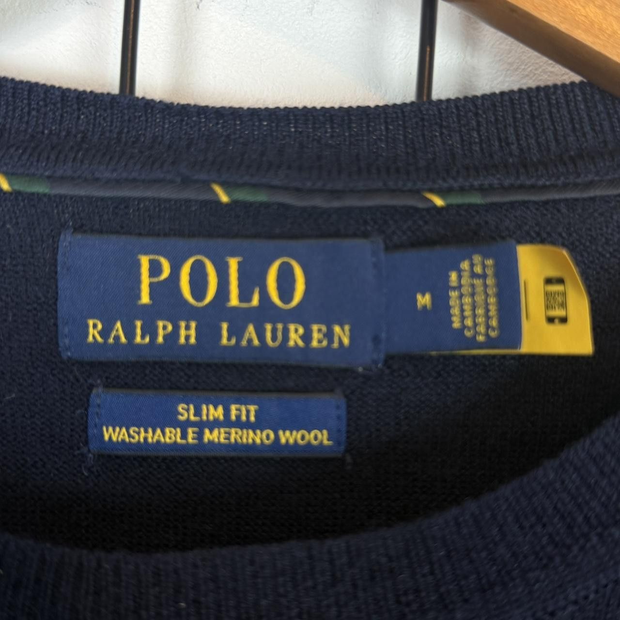 Polo Ralph Lauren Ralph Lauren Jumper Navy Preppy Merino Wool Size US L / EU 52-54 / 3 - 4 Thumbnail