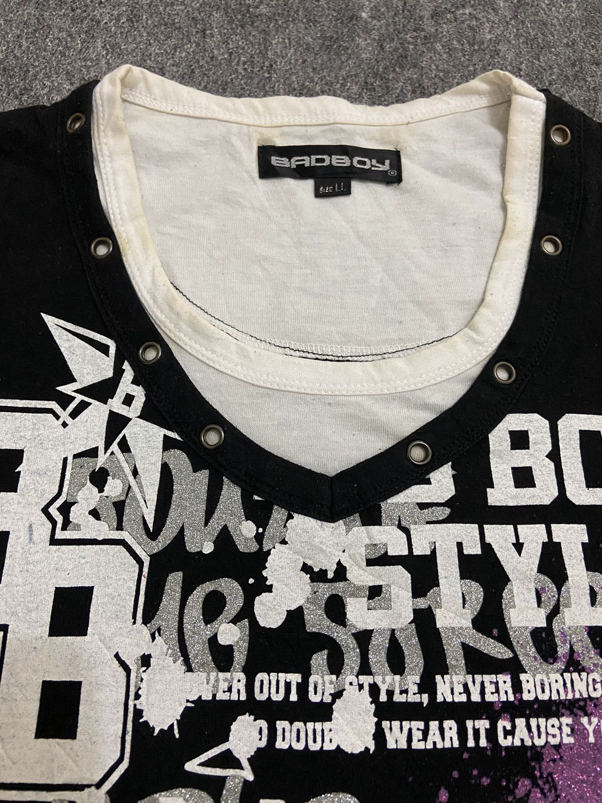20471120 × If Six Was Nine × Le Grande Bleu (L.G.B.) 2000s badboy ifsixwasnine long sleeve Size US L / EU 52-54 / 3 - 4 Thumbnail