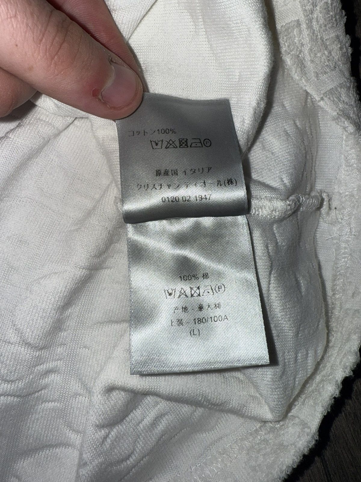 Dior Dior Oblique Terrycloth T-shirt (Dior Towel T-shirt) Size US L / EU 52-54 / 3 - 5 Thumbnail