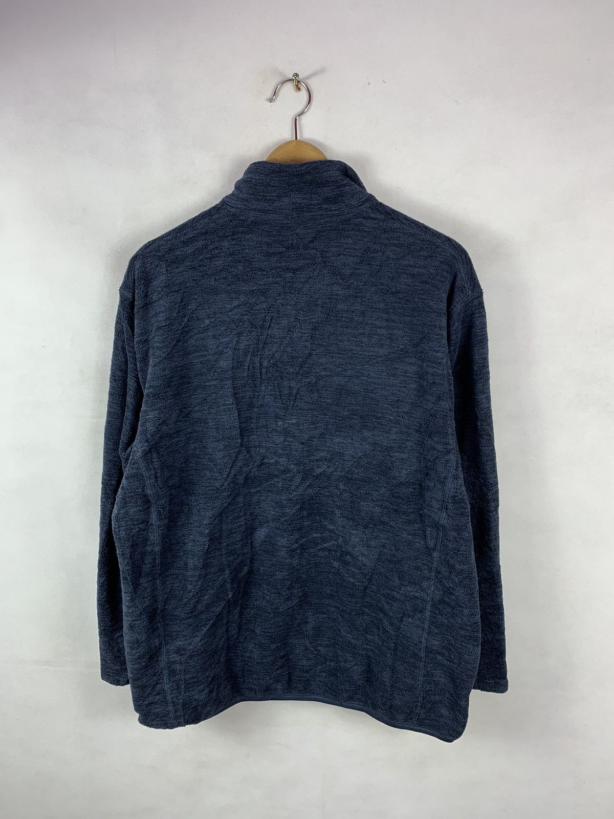 Japanese Brand Steals! Uniqlo Navy Zipper Sweater Fleece Jacket Size US L / EU 52-54 / 3 - 4 Thumbnail